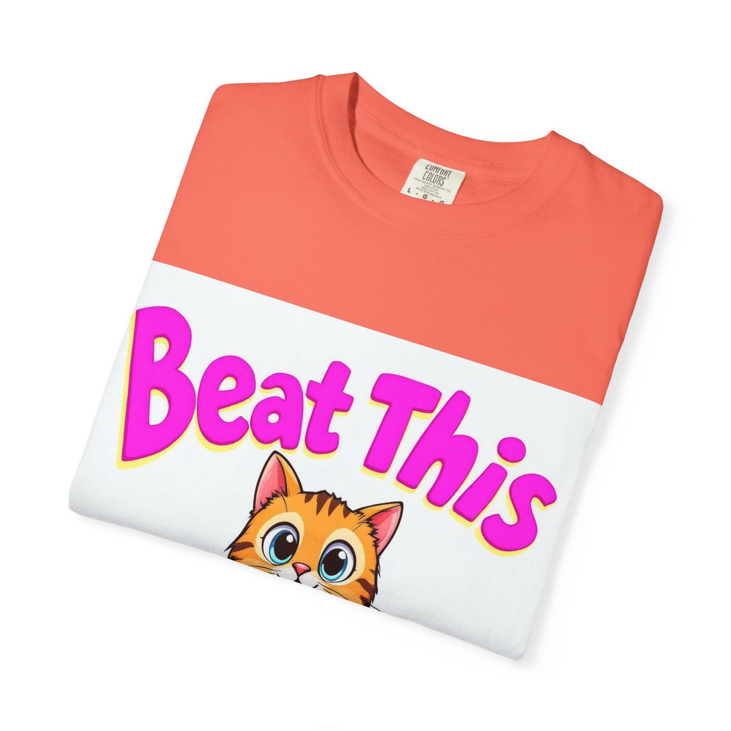 Playful Cat Tee - mature beat this up