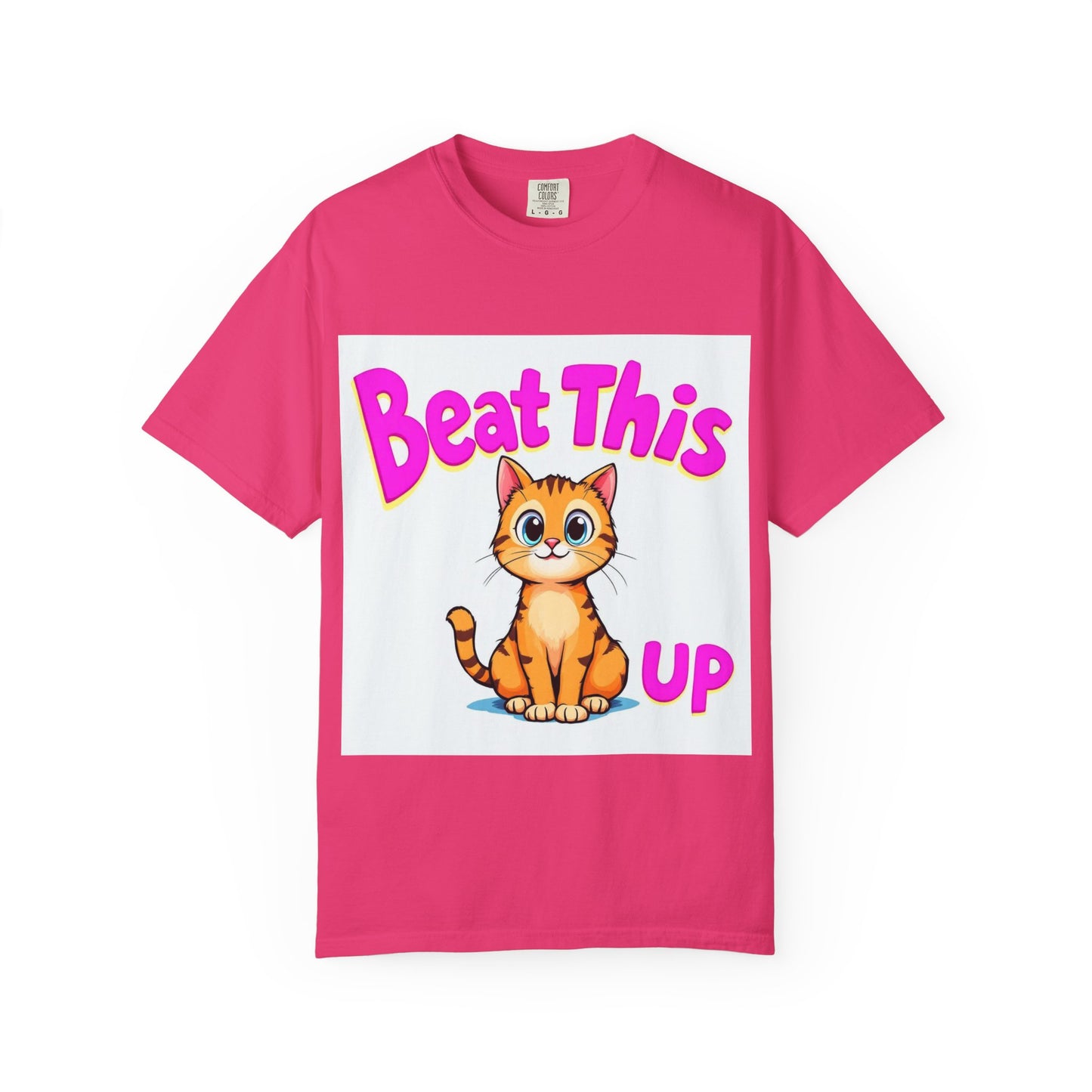 Playful Cat Tee - mature beat this up