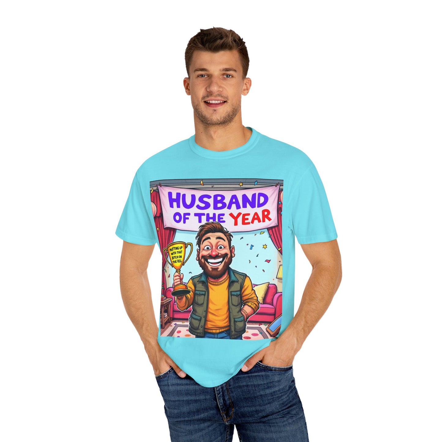 Husband of the Year T-Shirt, Funny Gift for Him, Unisex Tee, Anniversary Tee,