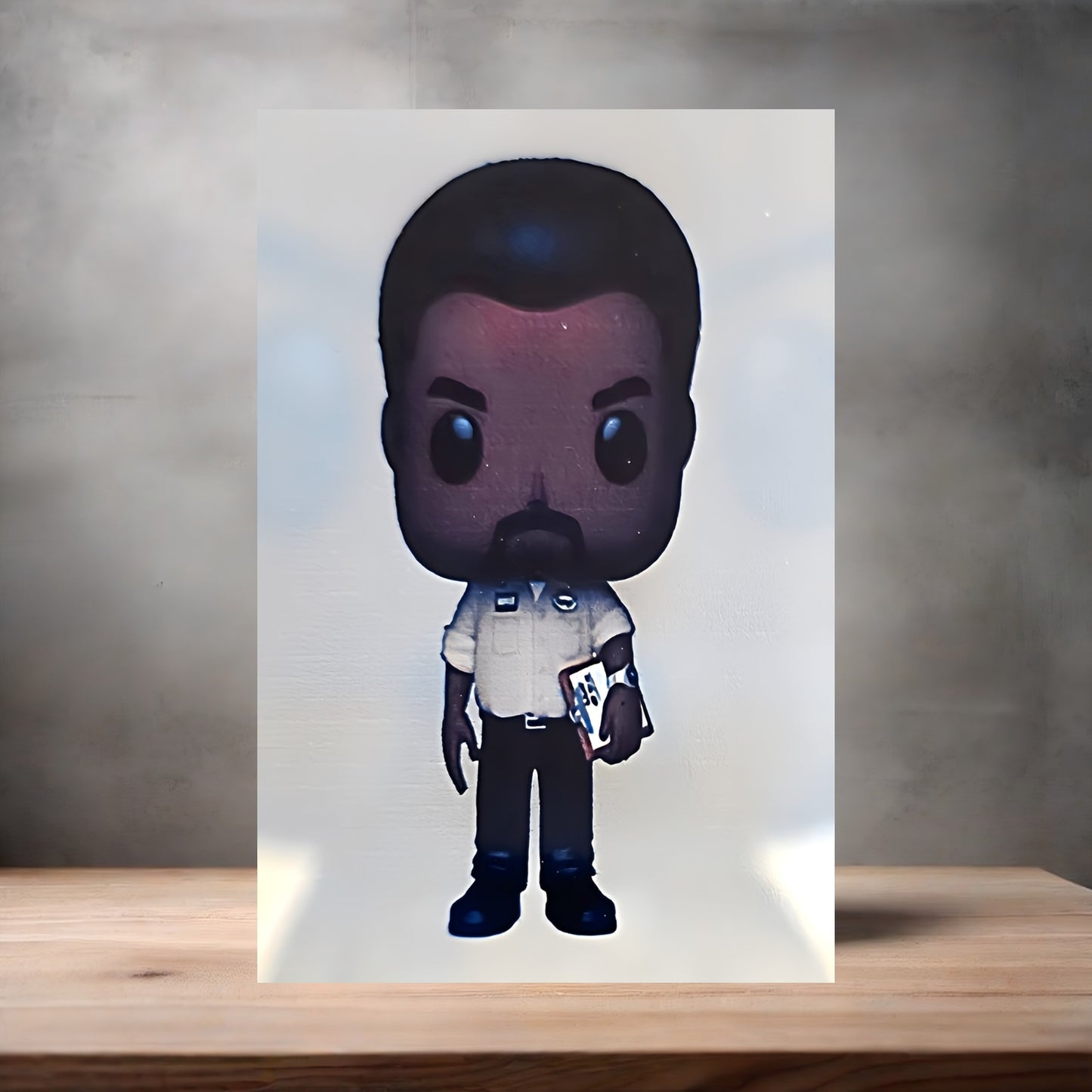 Darryl Philbin the Office Funko Pop Figure on aluminum print. Multiple sizes available