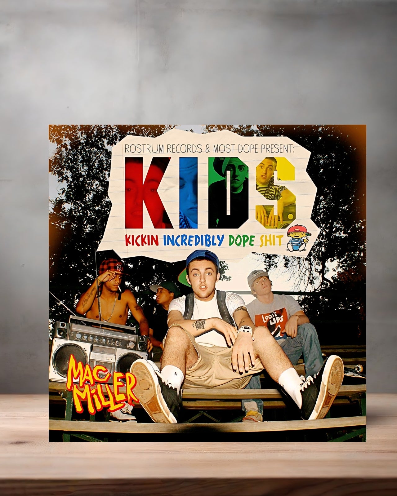 Mac Miller concert and album cover posters on Aluminum print. Multiple sizes and prints available.
