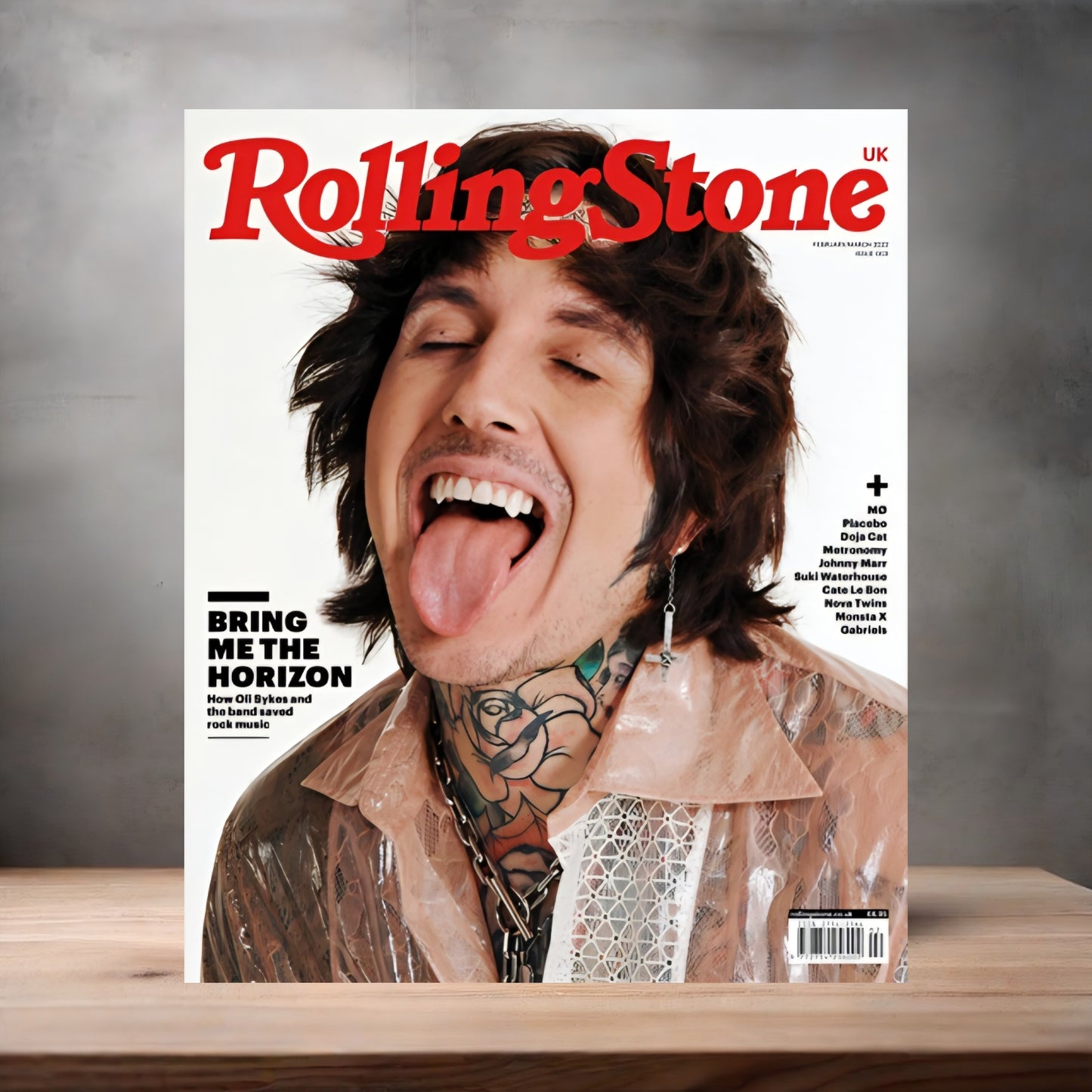 Bring me the Horizon Rolling Stone magazine poster on aluminum print. Multiple sizes available