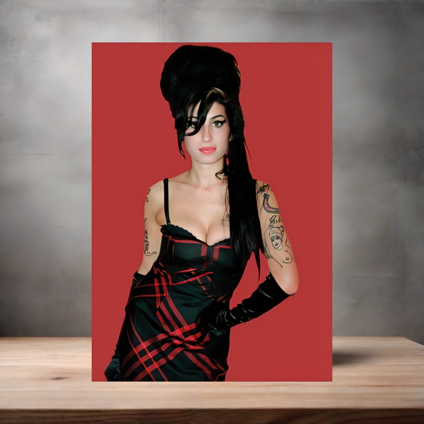 Amy Winehouse poster on aluminum print. Multiple sizes available