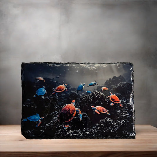 Custom items, personalize 1 of of a kind items on slate with stand