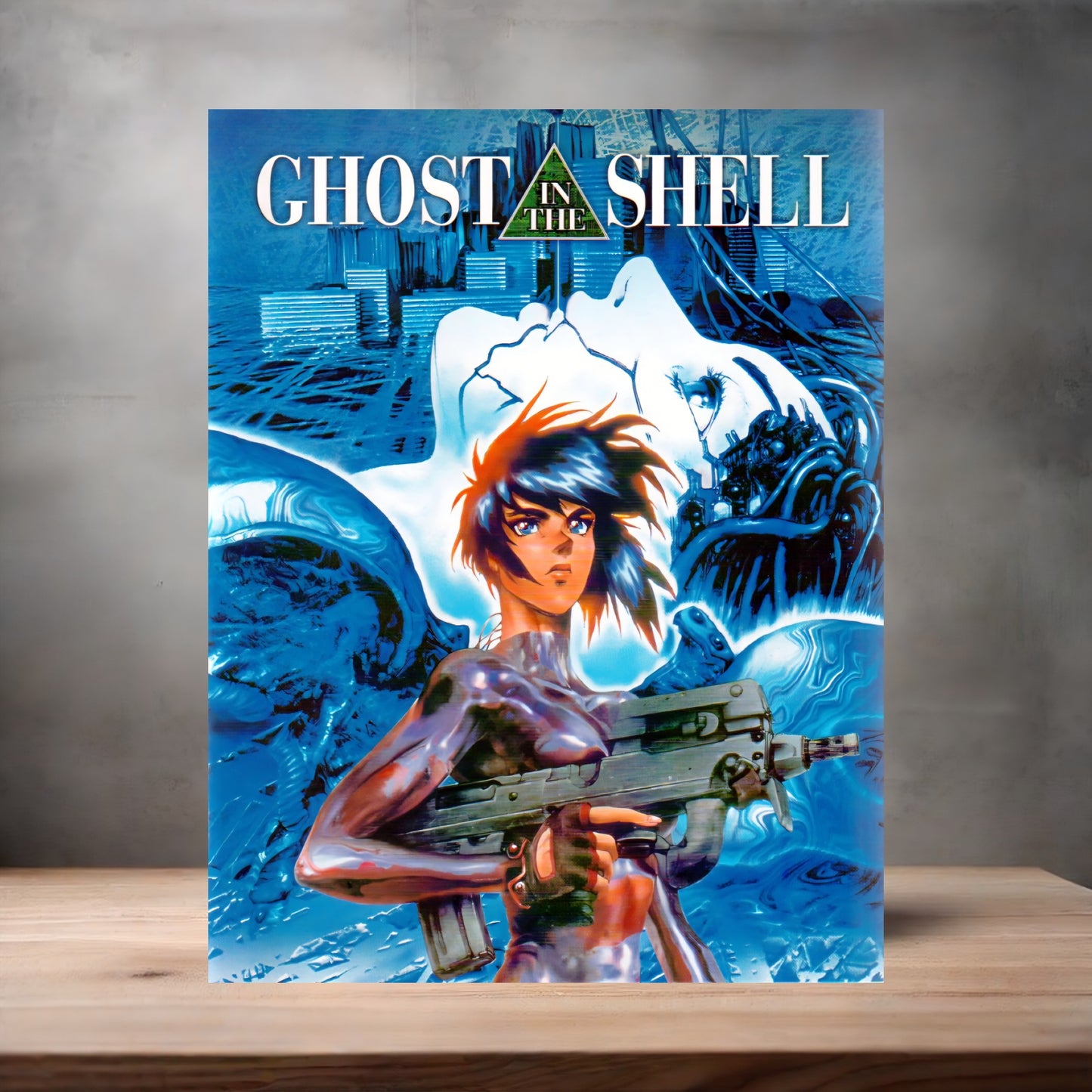 Ghost in the Shell Movie posters on Aluminum print. Multiple sizes and prints available.