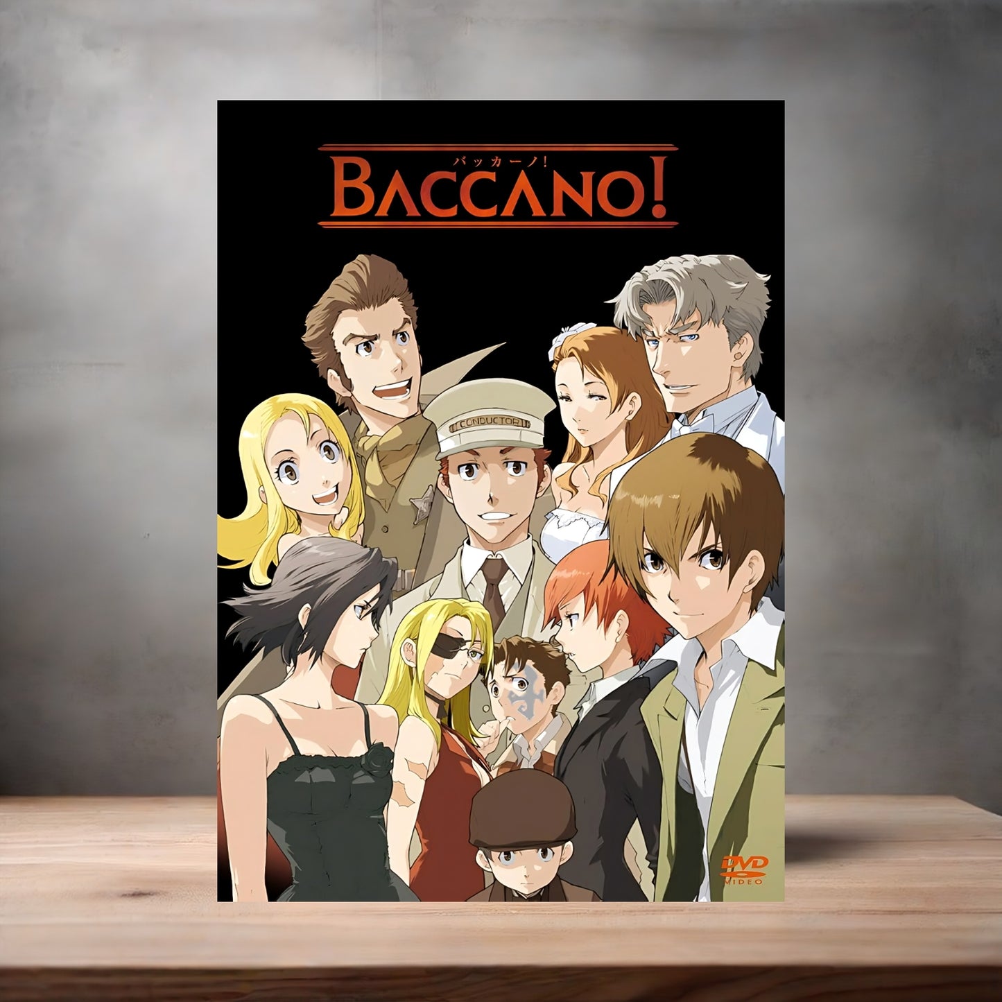 Baccano! Anime poster on aluminum print. Multiple styles and sizes available
