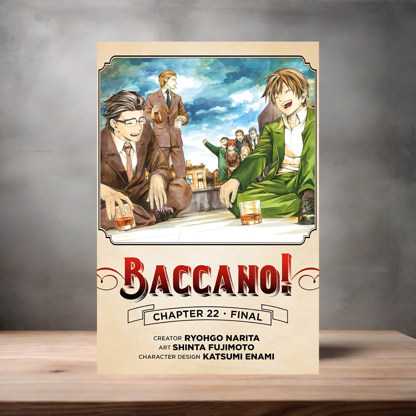 Baccano! Anime poster on aluminum print. Multiple styles and sizes available