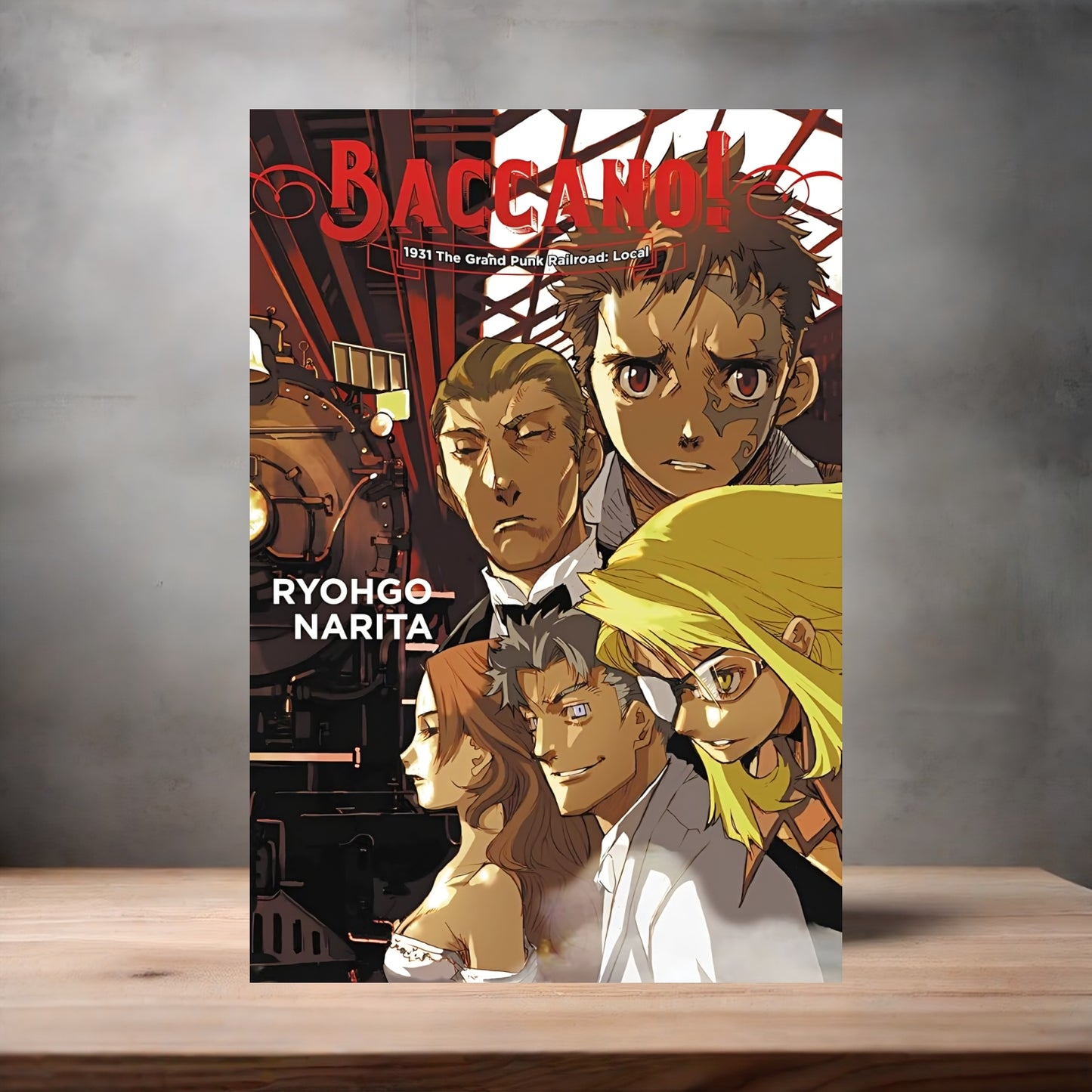 Baccano! Anime poster on aluminum print. Multiple styles and sizes available