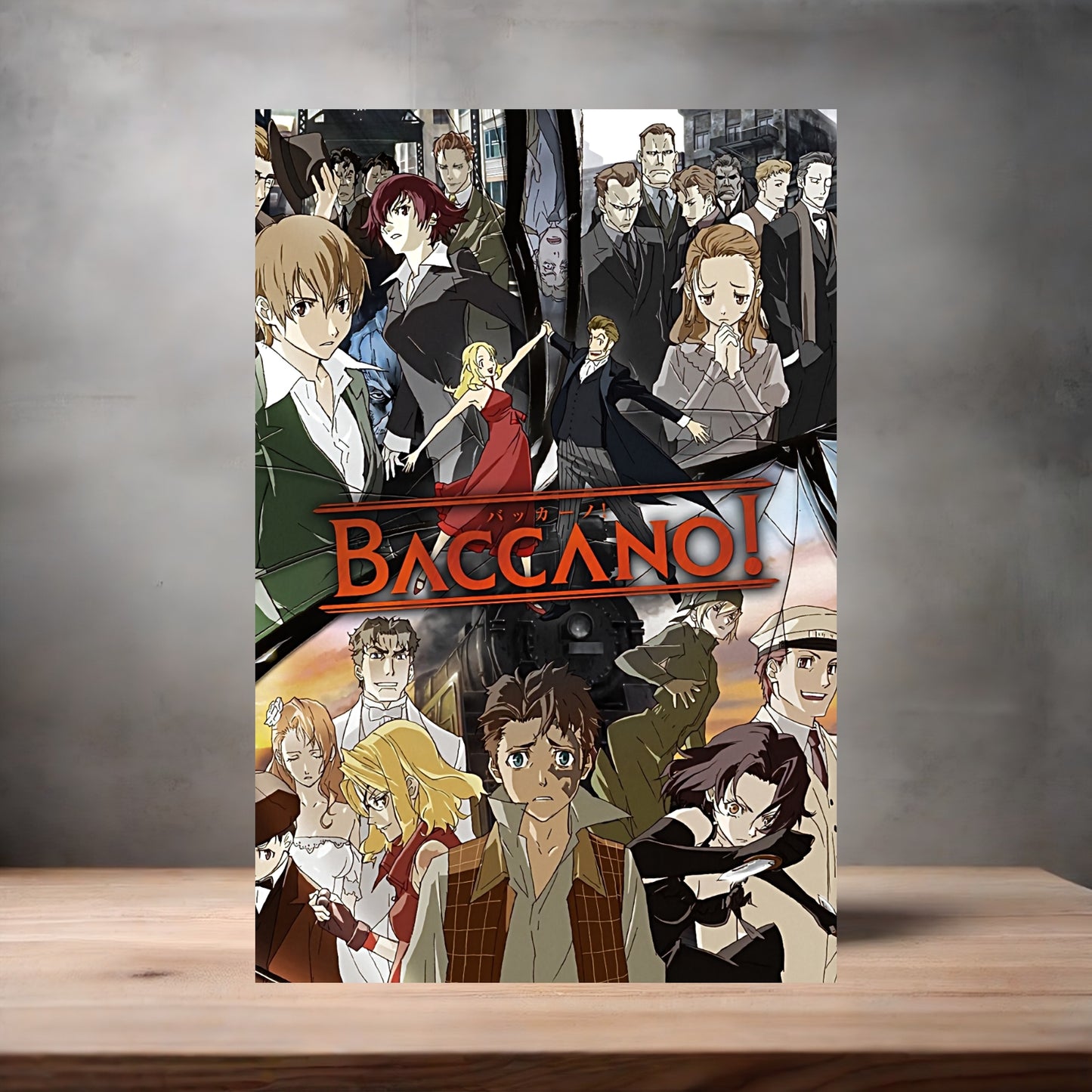 Baccano! Anime poster on aluminum print. Multiple styles and sizes available