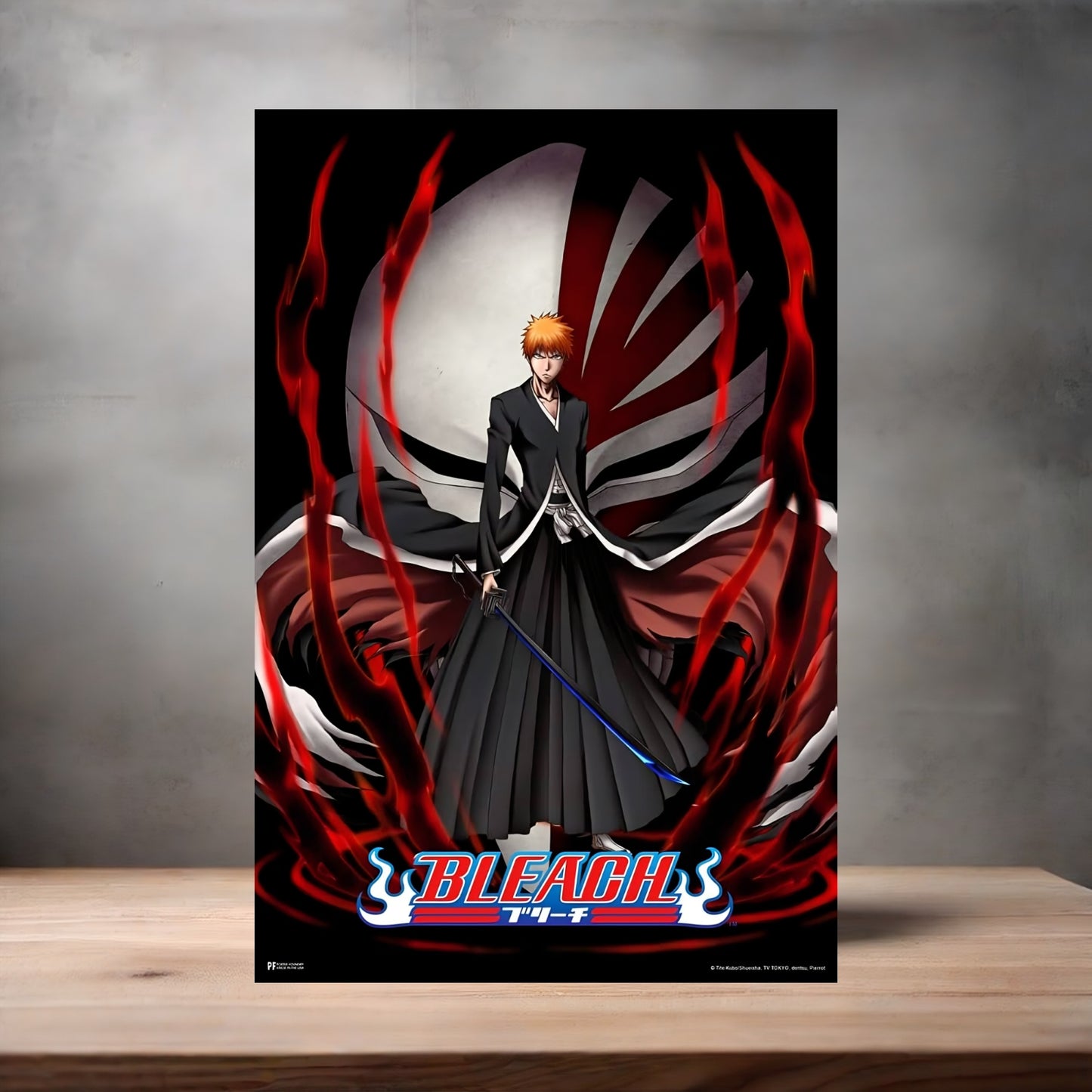 Bleach Anime poster on aluminum print. Multiple styles and sizes available