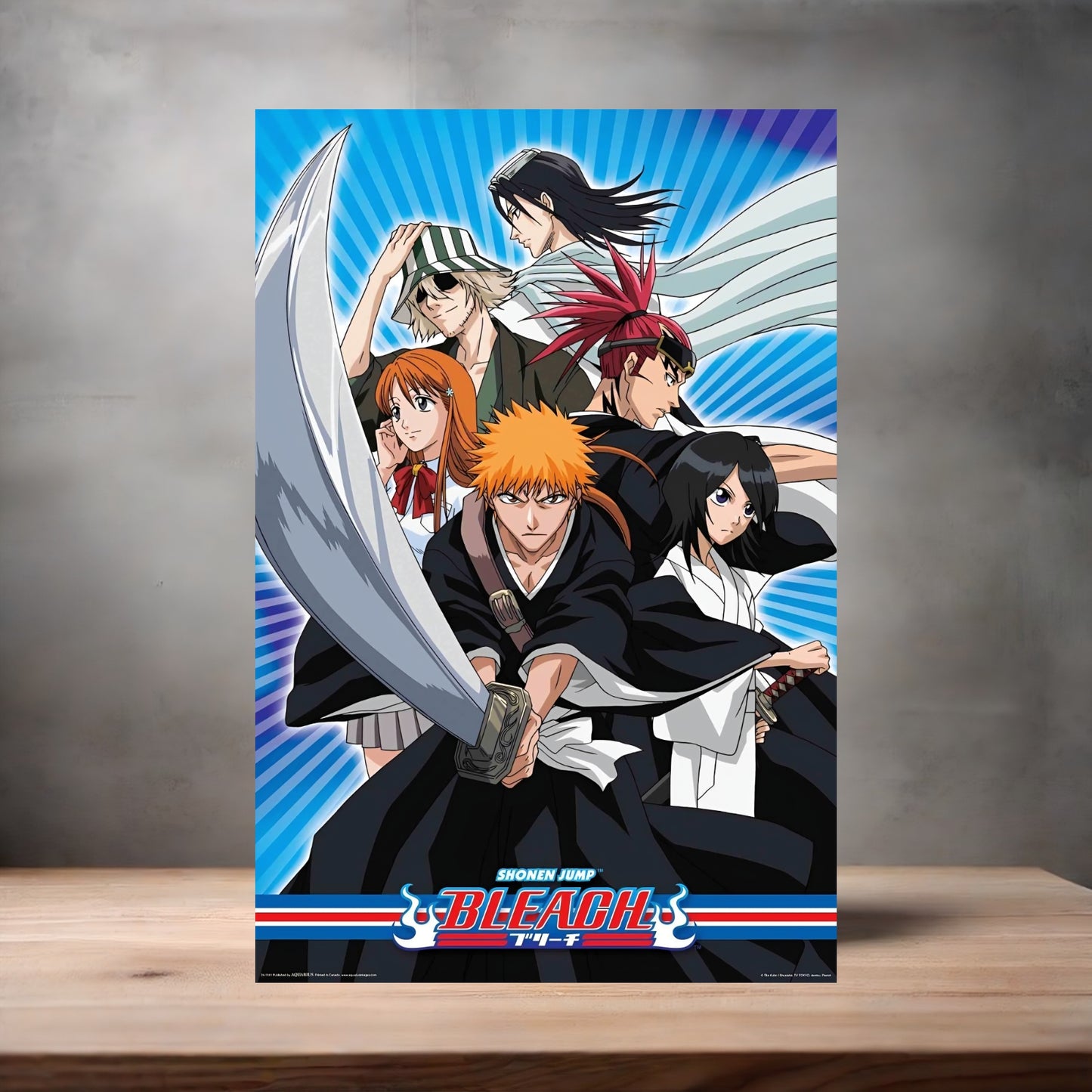 Bleach Anime poster on aluminum print. Multiple styles and sizes available
