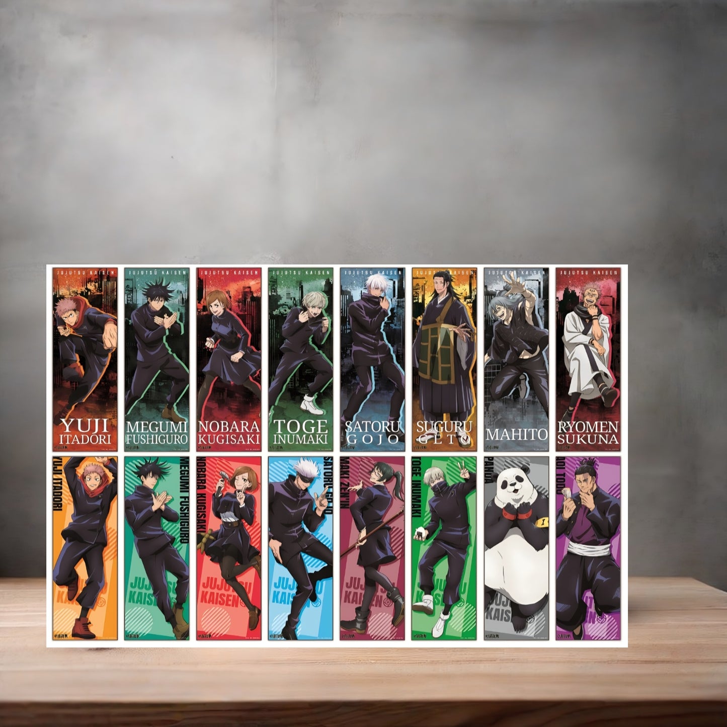 Jujutsu Kaisen Anime poster on aluminum print. Multiple styles and sizes available
