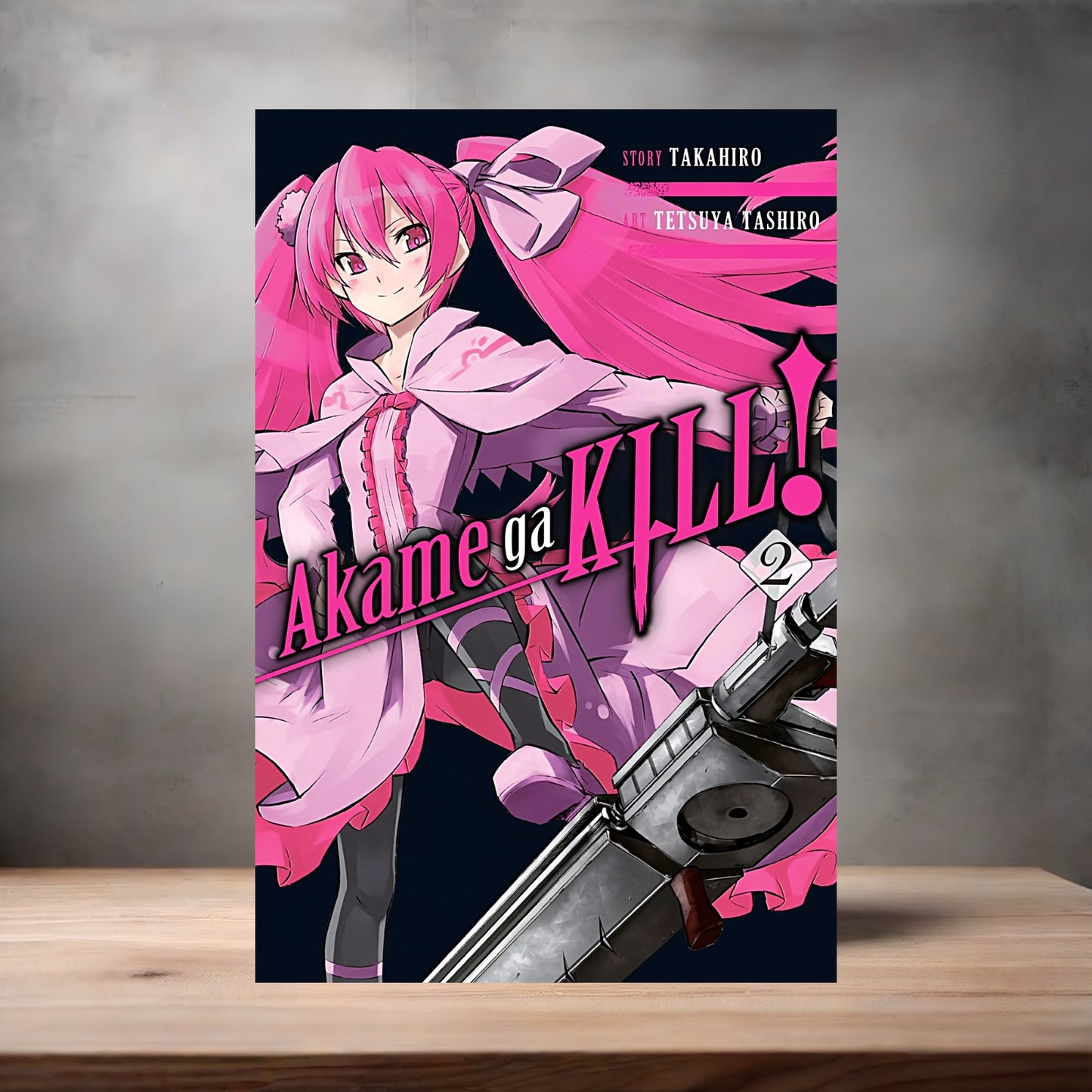 Akame ga Kill! Anime poster on aluminum print. Multiple styles and sizes available