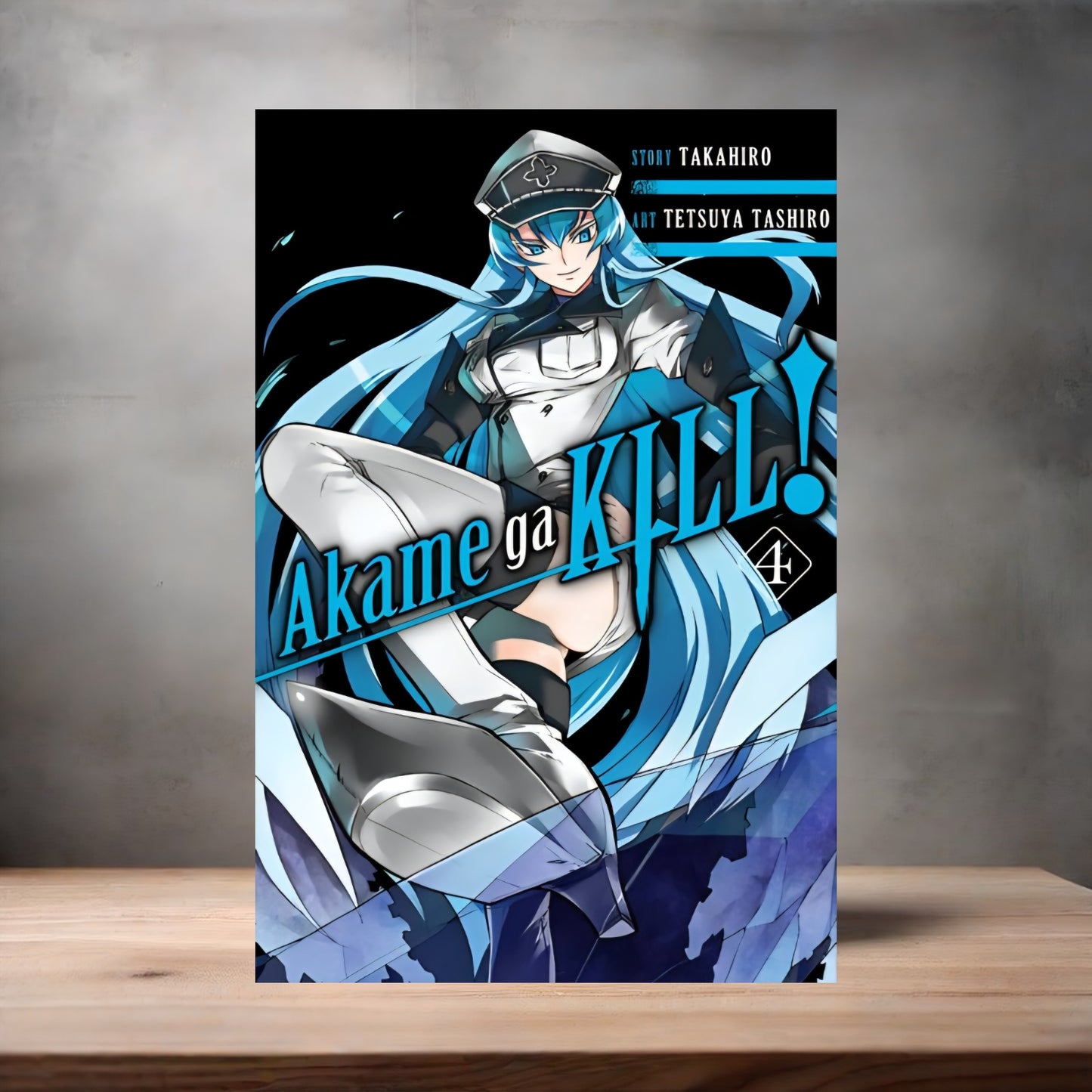 Akame ga Kill! Anime poster on aluminum print. Multiple styles and sizes available