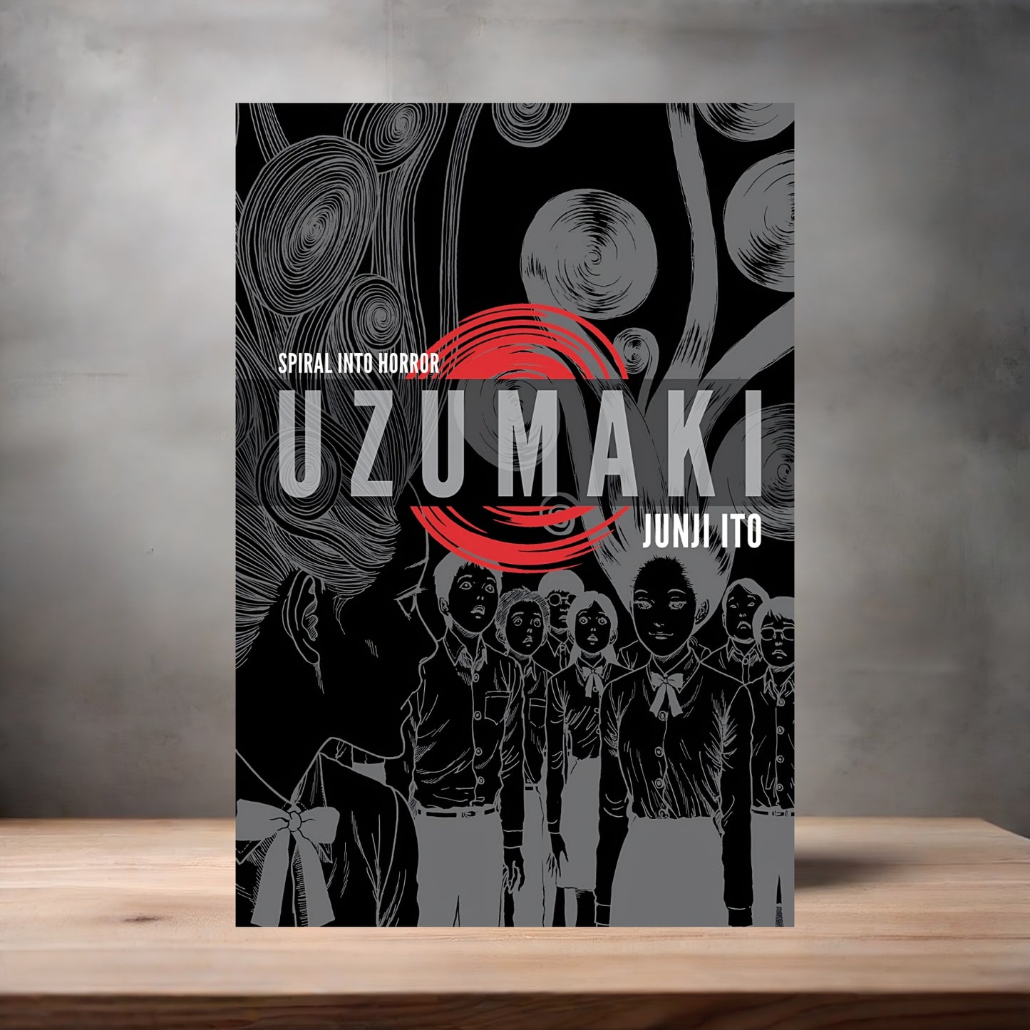 Uzumaki Manga Anime poster on aluminum print. Multiple styles and sizes available