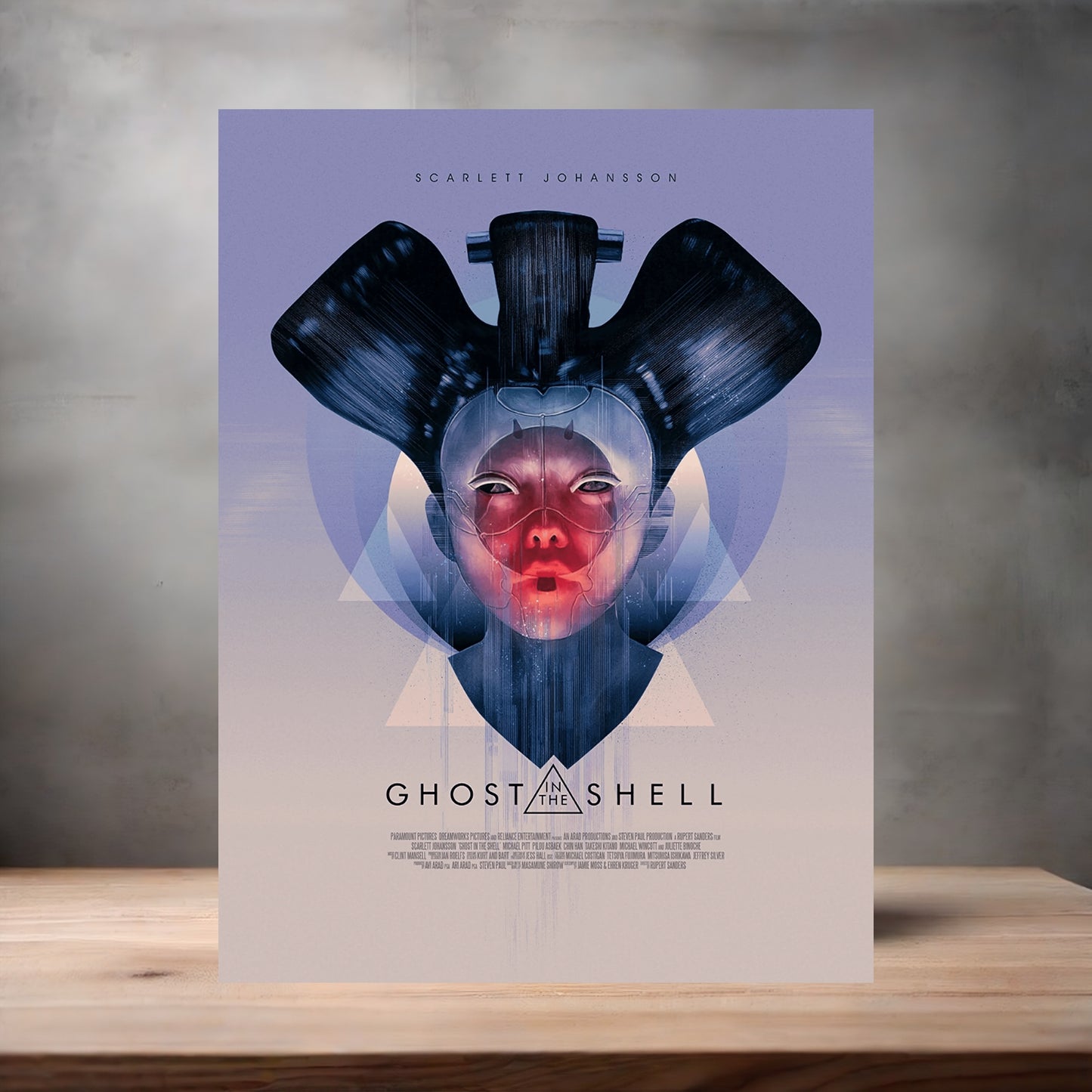 Ghost in the Shell Movie posters on Aluminum print. Multiple sizes and prints available.