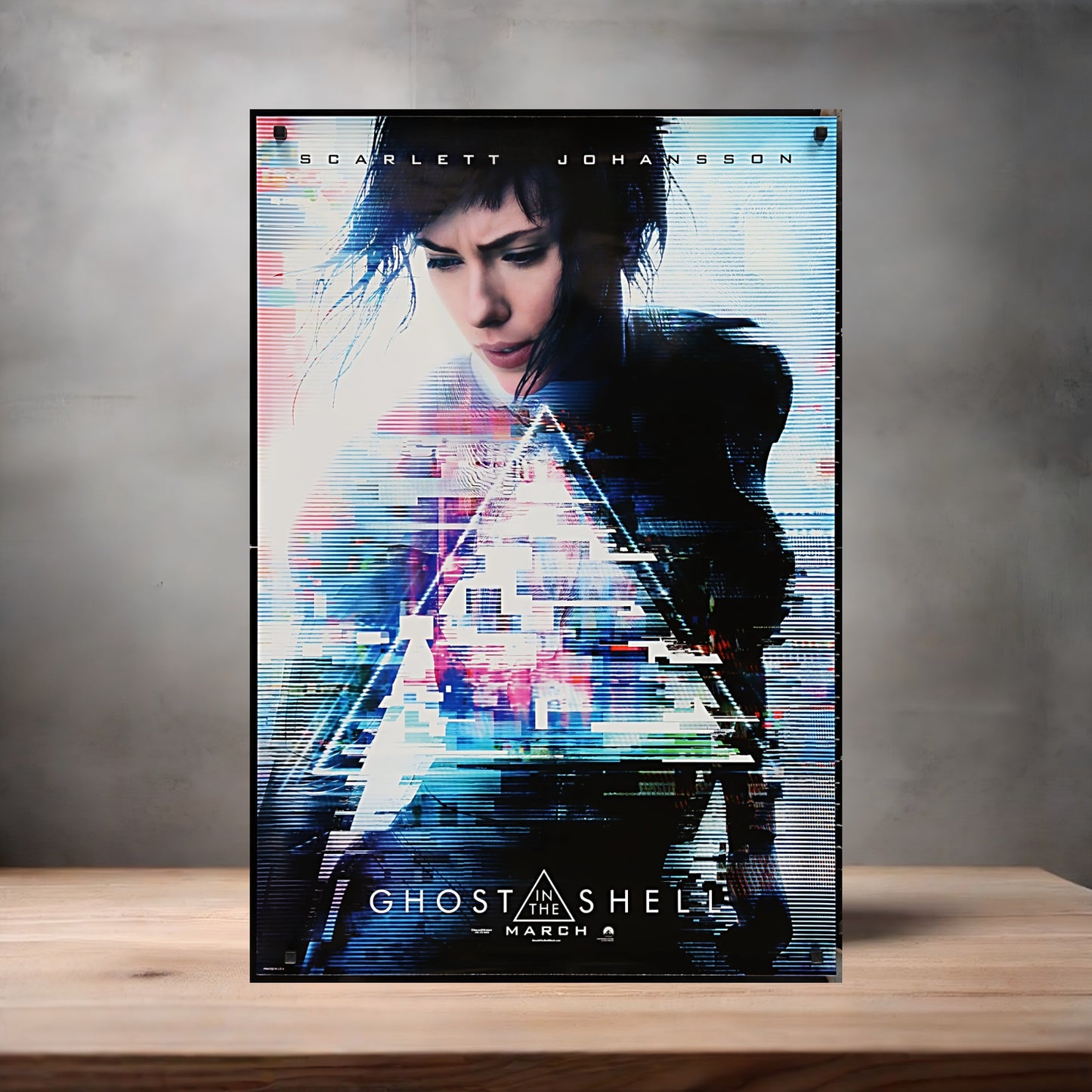 Ghost in the Shell Movie posters on Aluminum print. Multiple sizes and prints available.