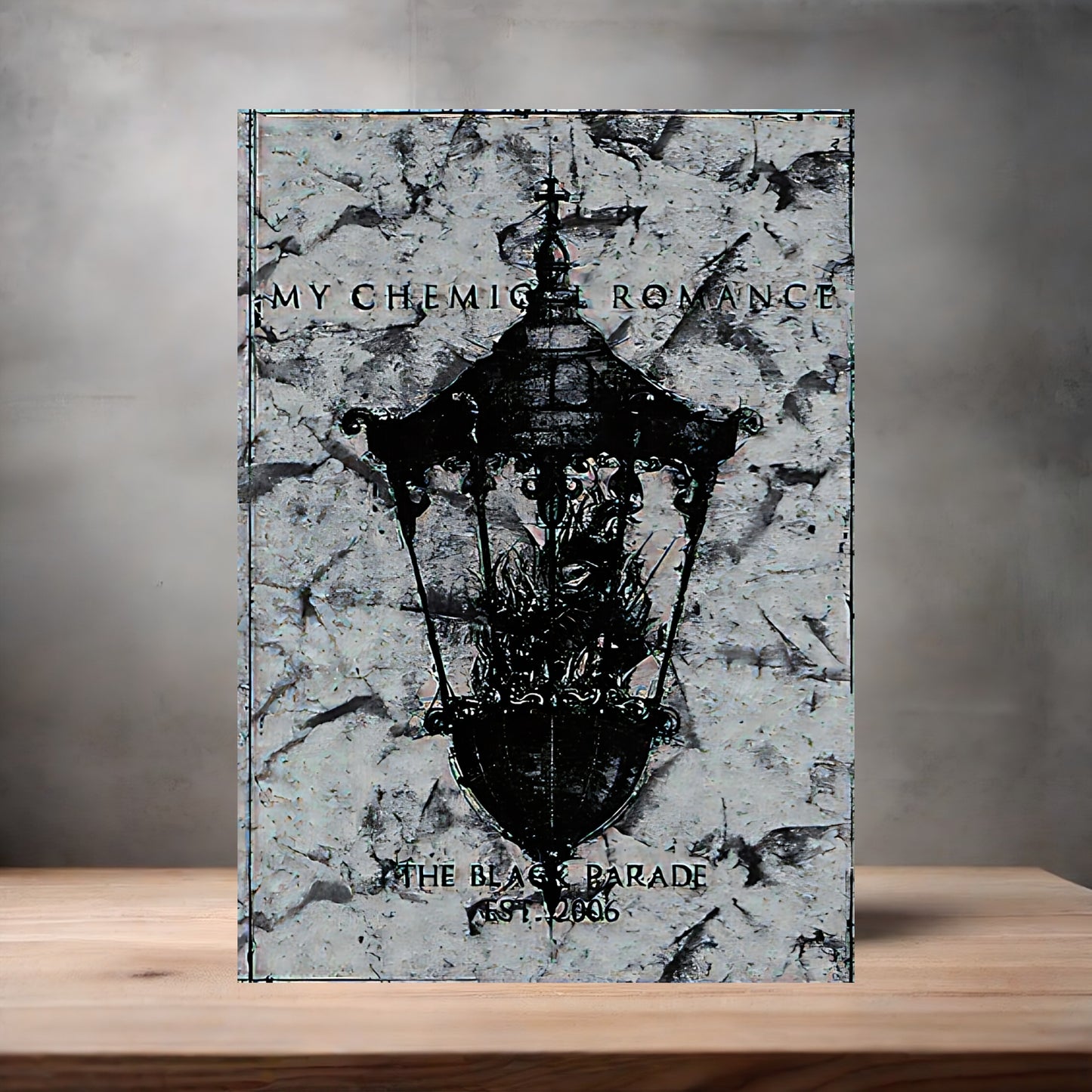 My Chemical Romance The Black Parade est. 2006 poster on aluminum print. Multiple sizes available