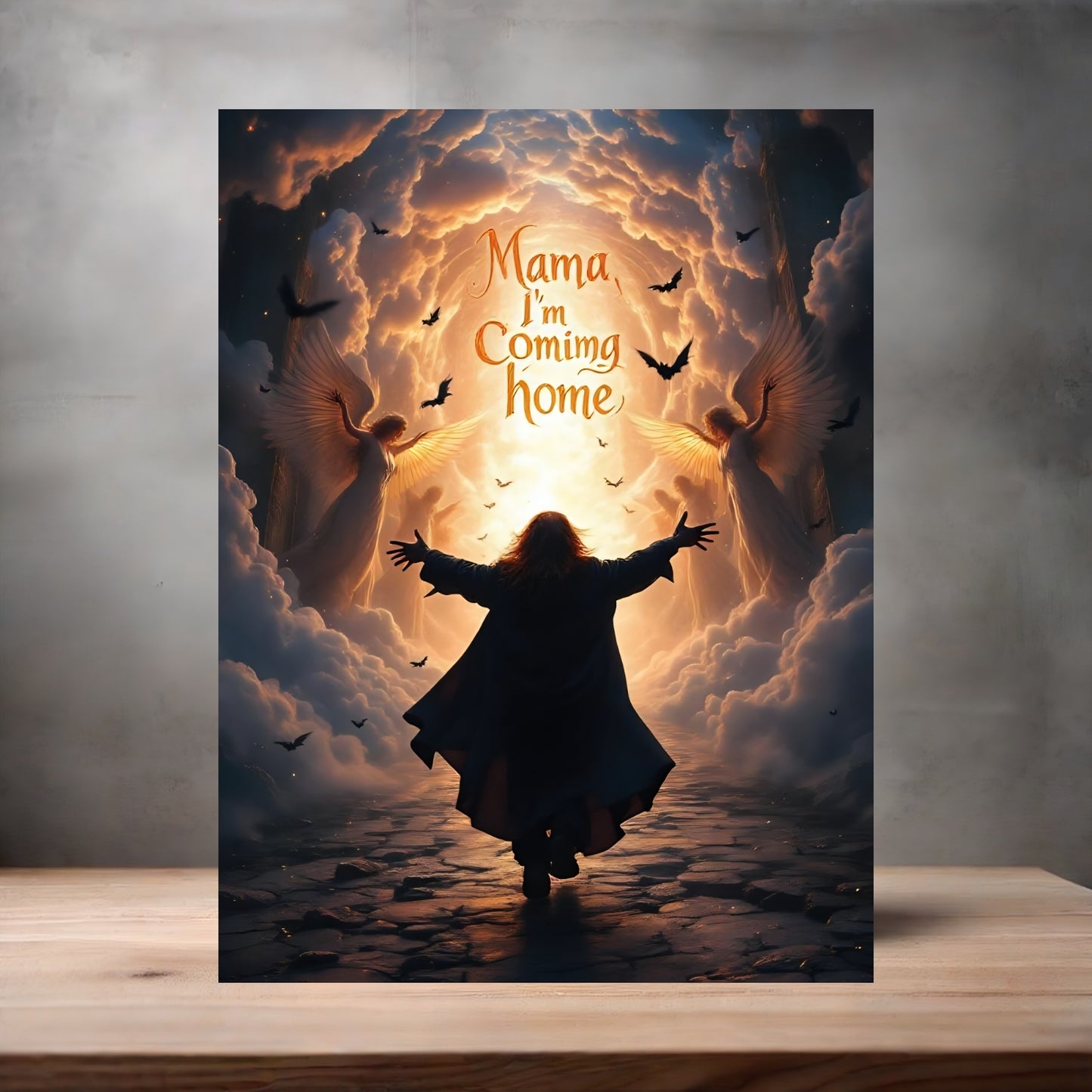 Ozzy Osbourne Mama, I'm coming home poster on aluminum print. Multiple sizes available