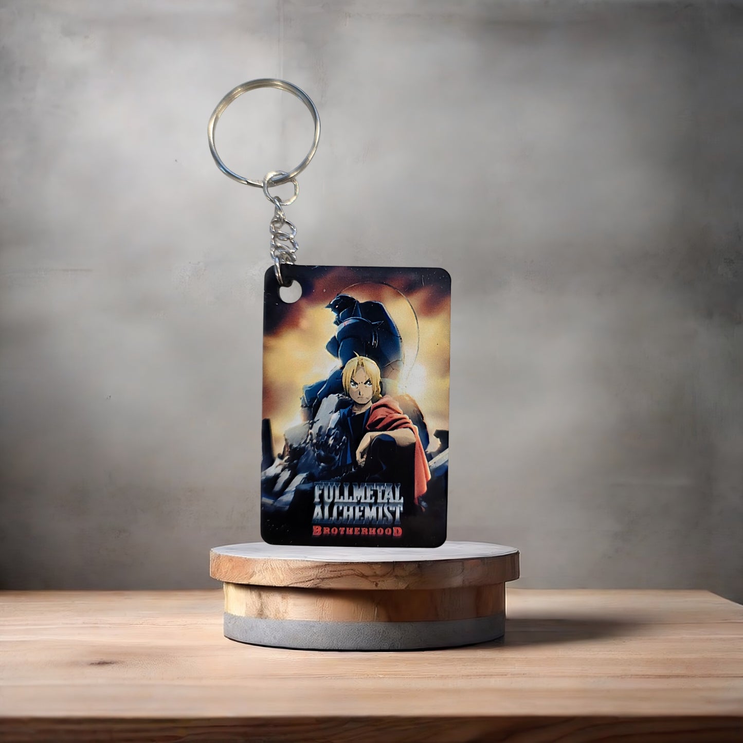 Fullmetal Alchemist Brotherhood Anime keychain.