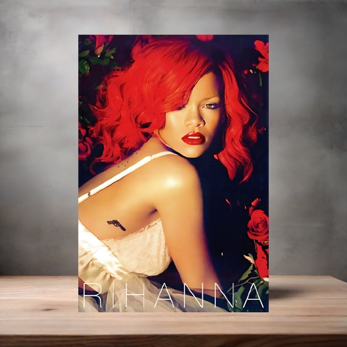 Rihanna poster on aluminum print. Multiple sizes available