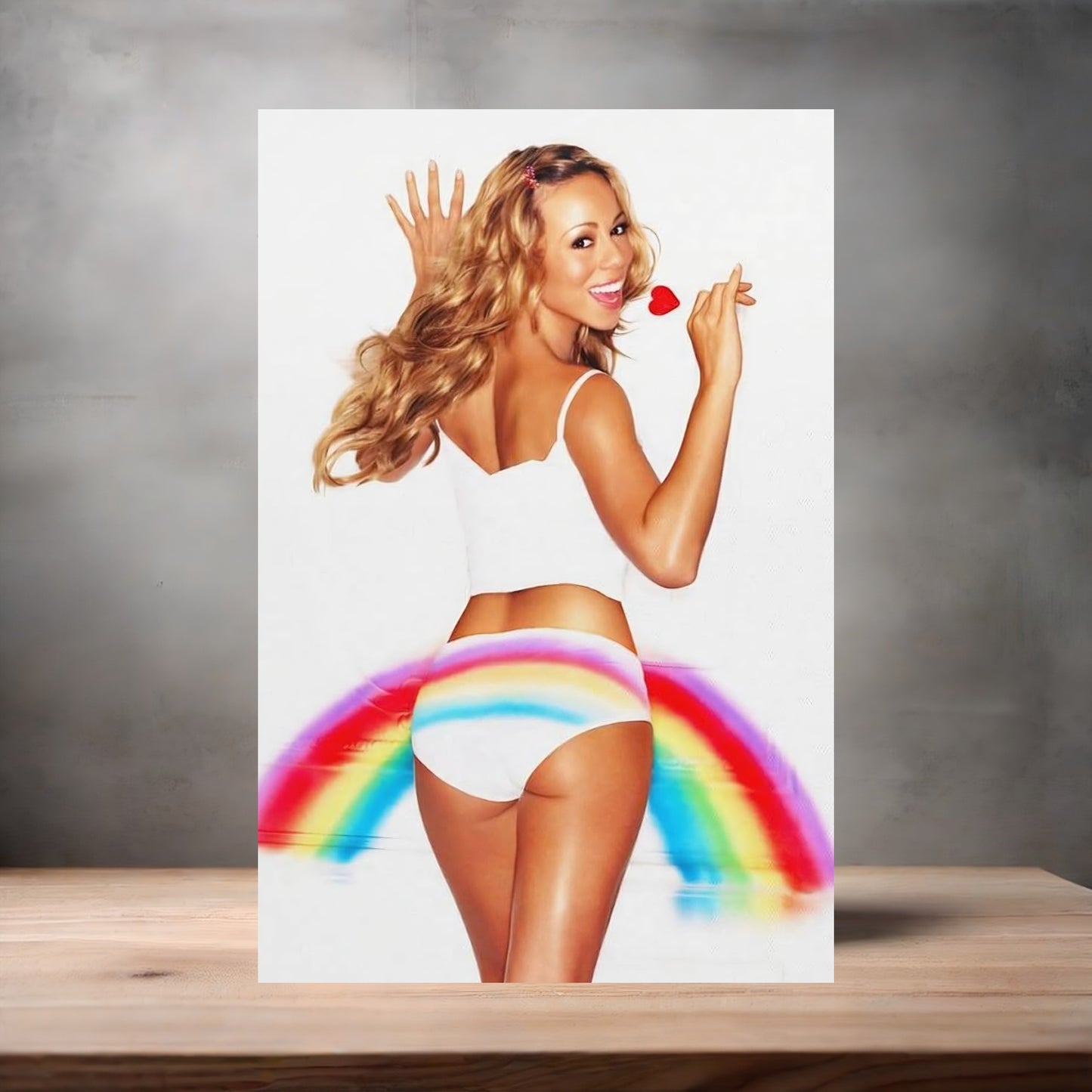 Mariah Carey Sexy poster v2 on aluminum print. Multiple sizes available