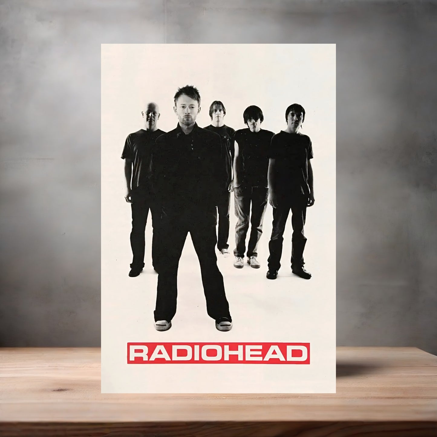 Radiohead Band poster on aluminum print. Multiple sizes available