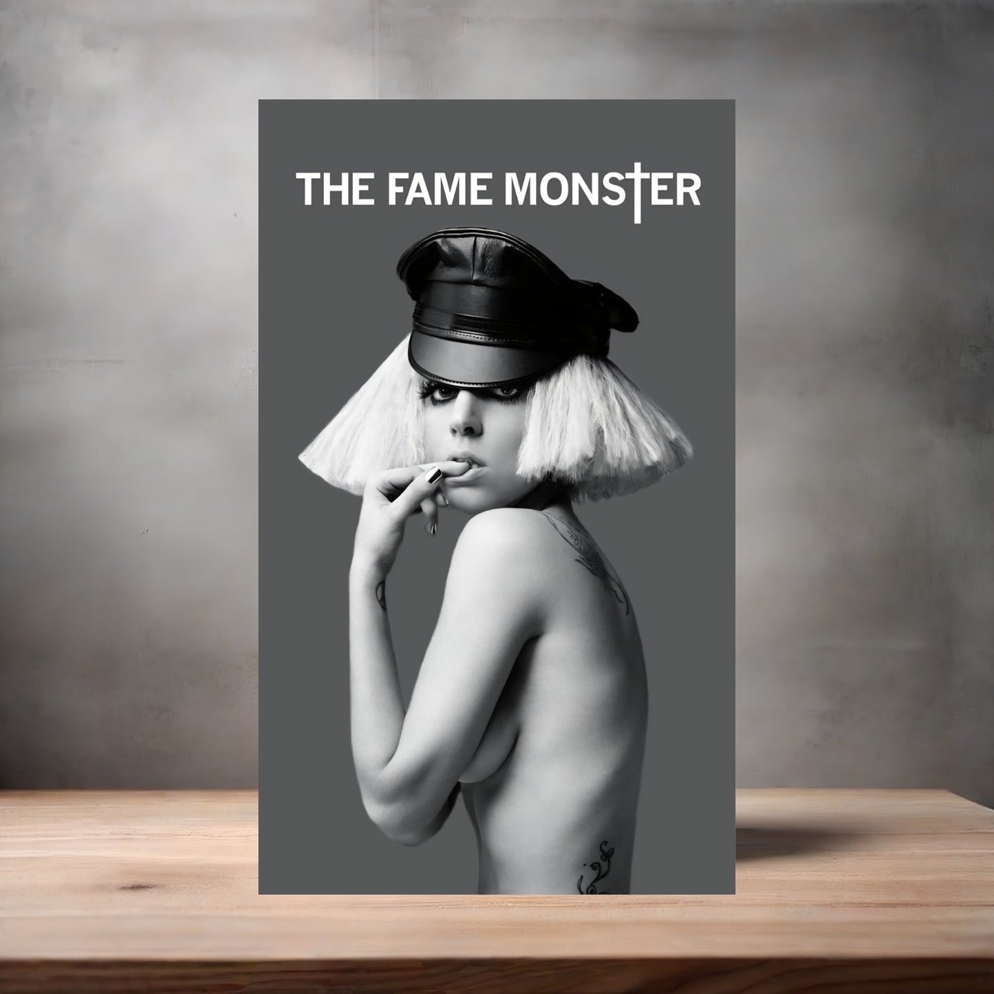 Lady Gaga the Fame Monster poster on aluminum print. Multiple sizes available