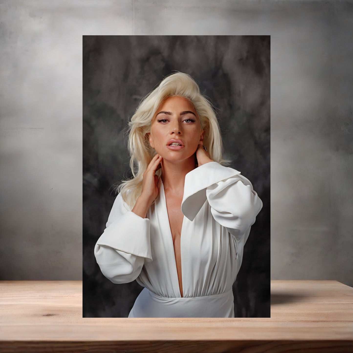 Sexy Lady Gaga poster on aluminum print. Multiple sizes available v1