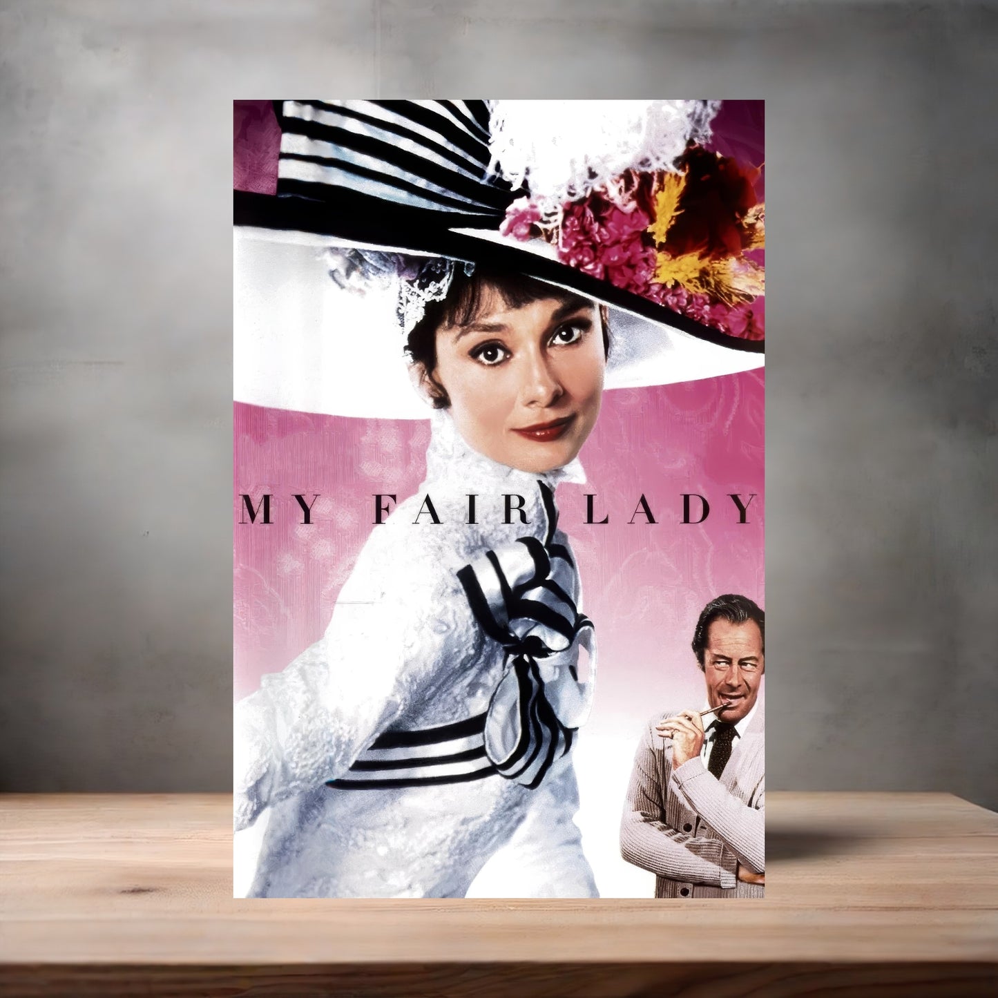 My Fair Lady movie poster on aluminum print. Multiple sizes available.