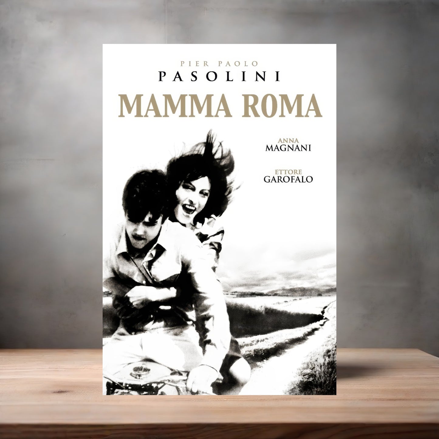 Mamma Roma movie poster on aluminum print. Multiple sizes available.