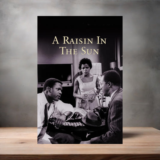 A Raisin in the Sun movie poster on aluminum print. Multiple sizes available.