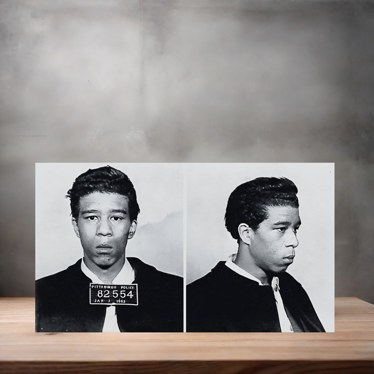 Richard Pryor mugshot poster on aluminum print. Multiple sizes available