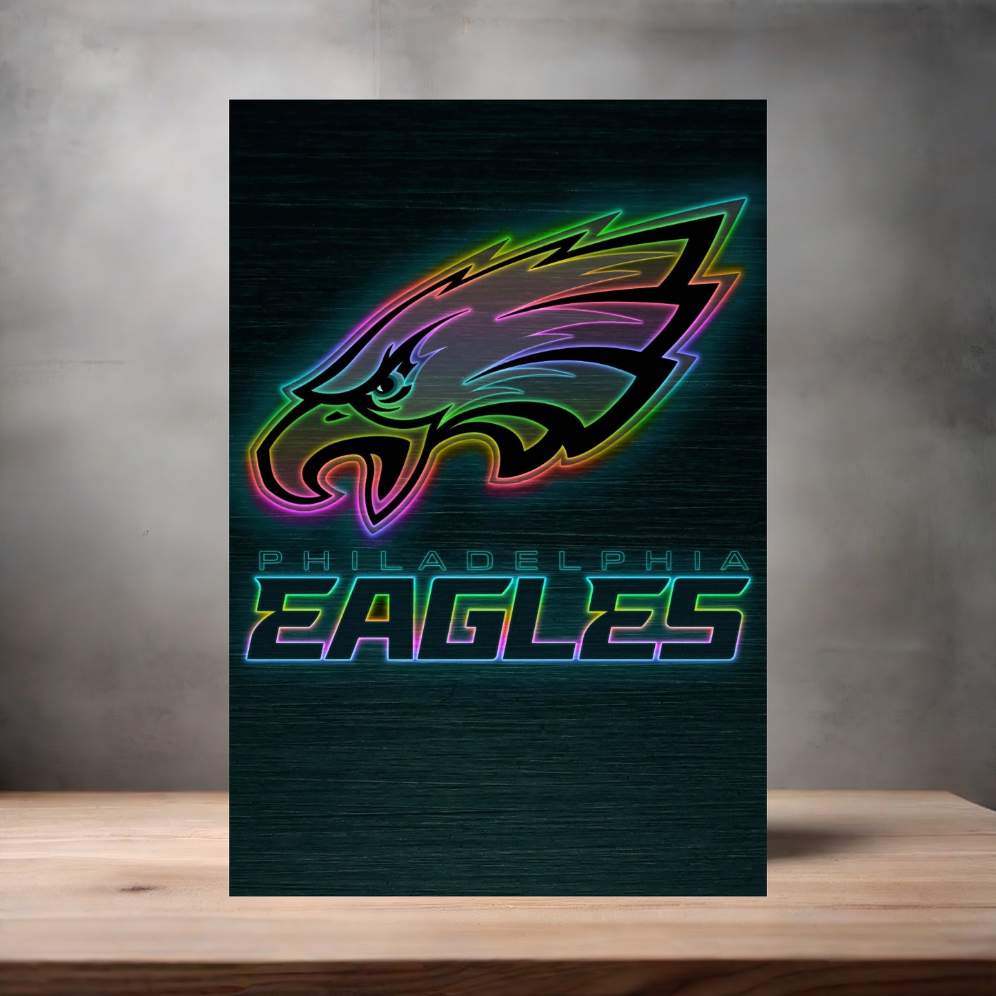 Philadelphia Eagles NFL poster on aluminum print. Multiple sizes available. V3