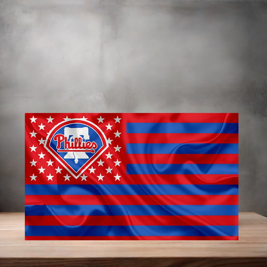 Philadelphia Phillies MLB poster on aluminum print. Multiple sizes available. V2