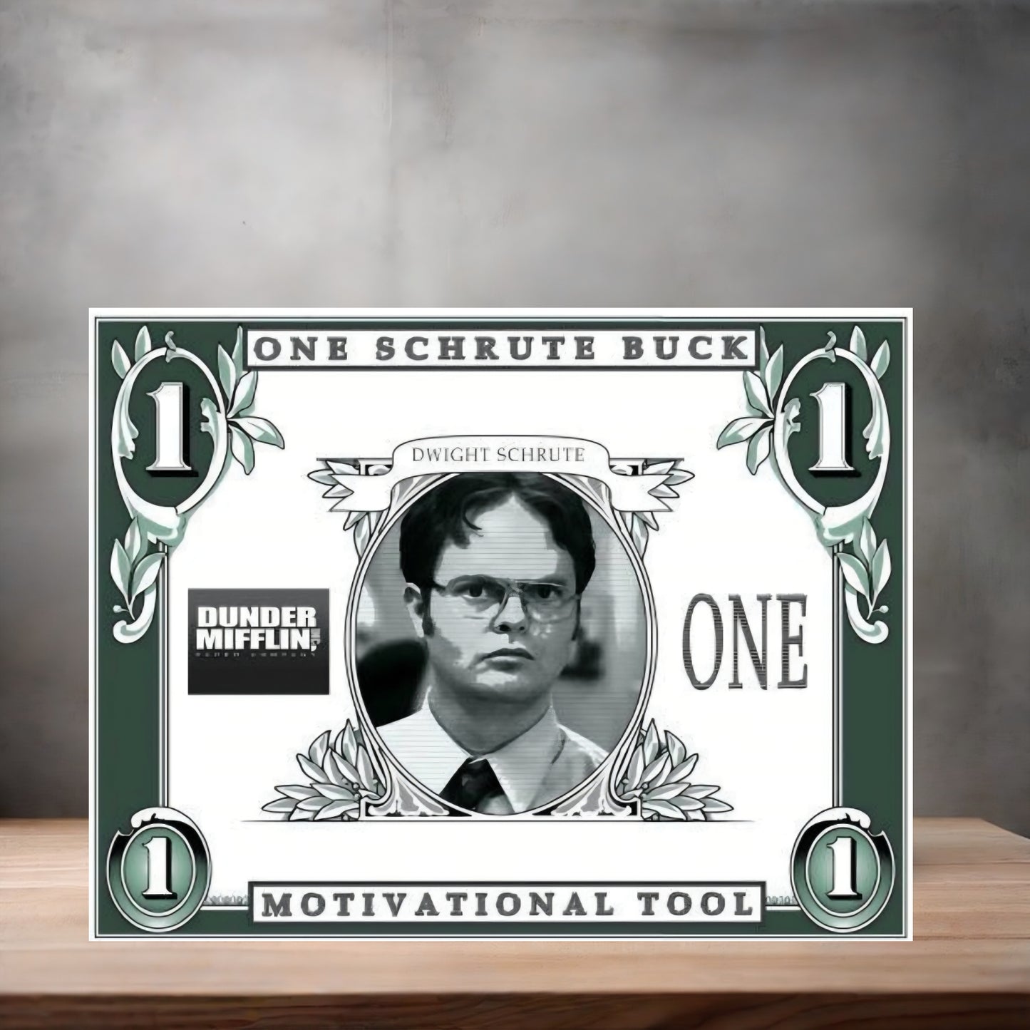 Dwight Schrute Buck poster on aluminum print. Multiple sizes available. The Office v3