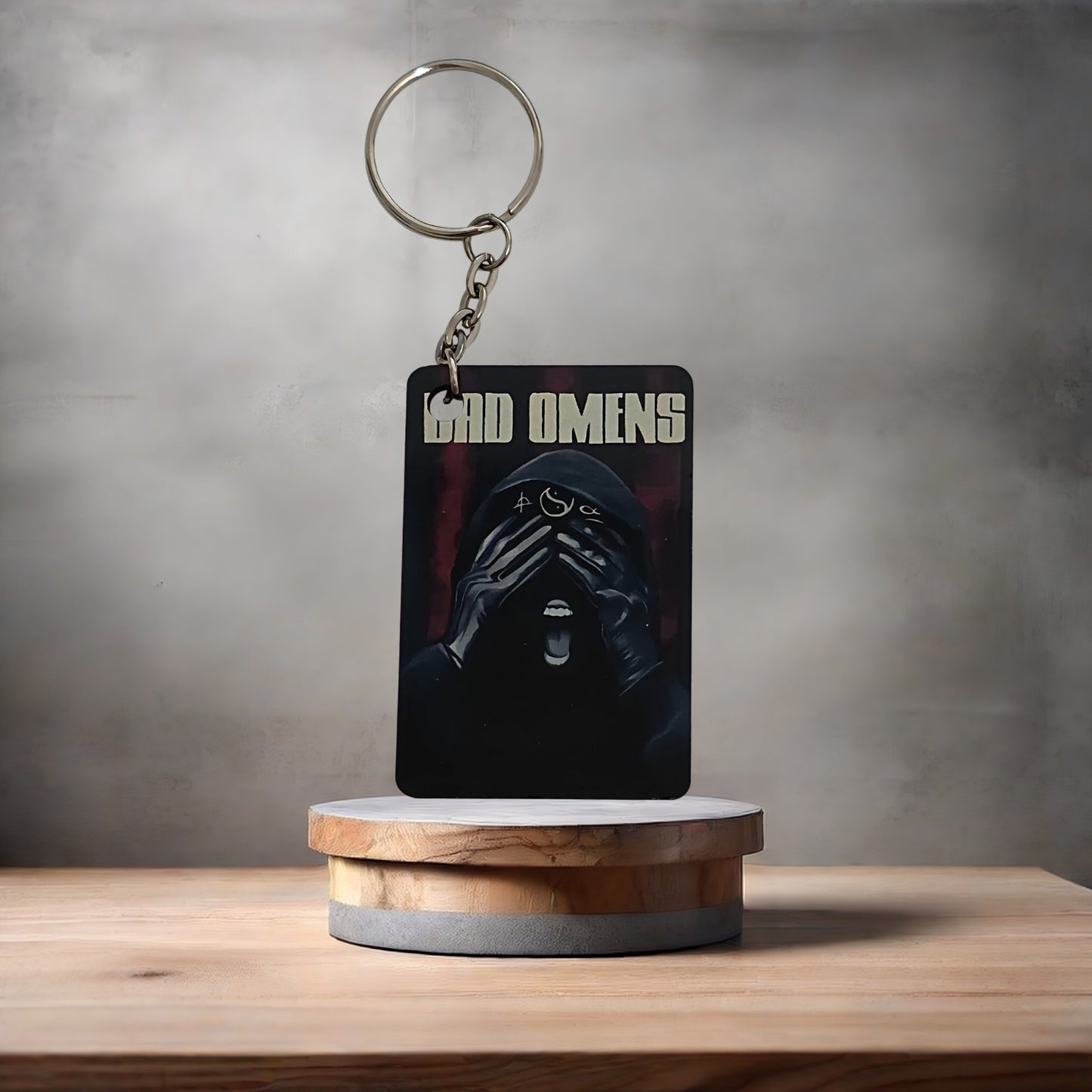 Bad Omens band keychain. V4