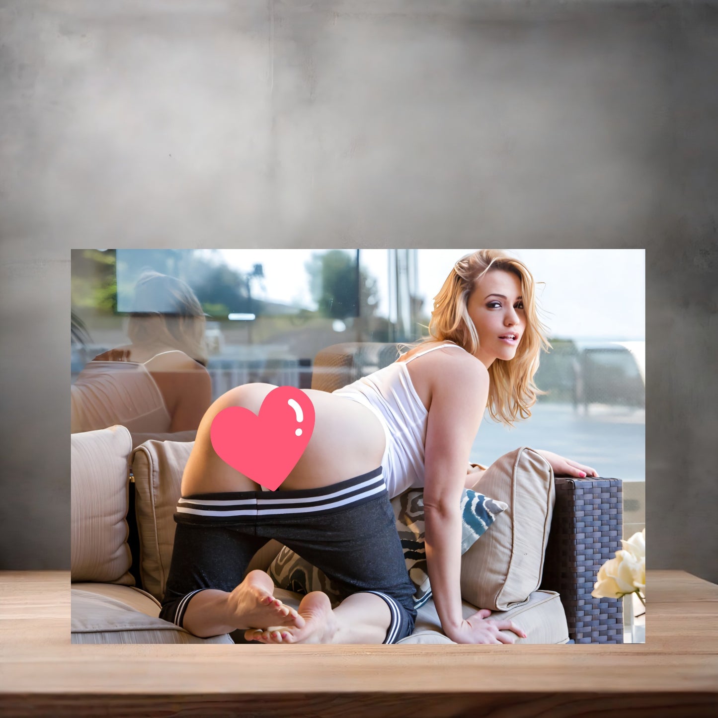 Mia Malkova mature nude photo on aluminum print. Multiple sizes available v8