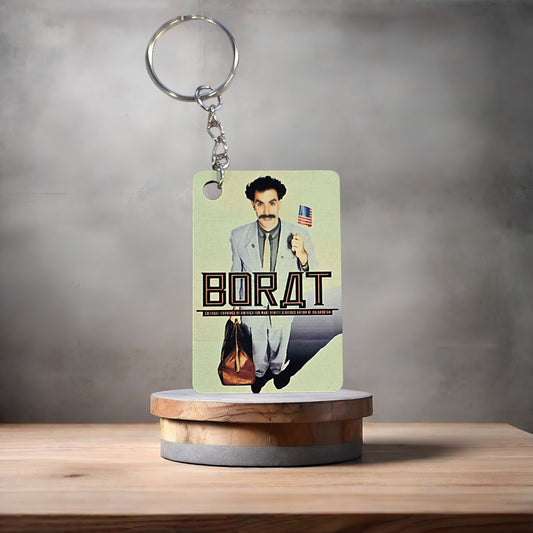 Borat Movie Poster keychain.