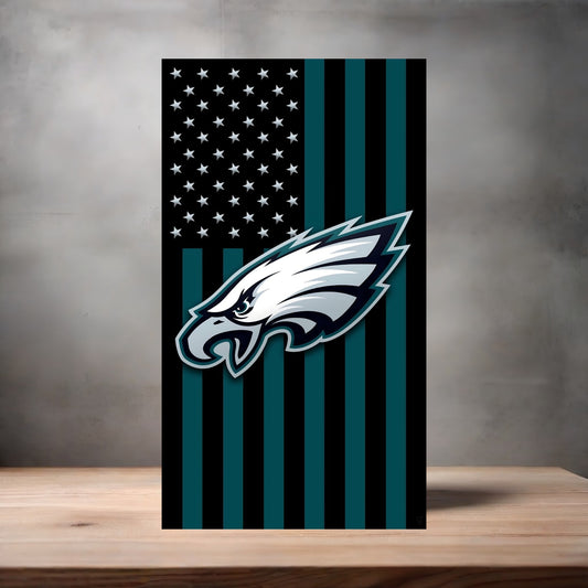 Philadelphia Eagles NFL poster on aluminum print. Multiple sizes available. V3