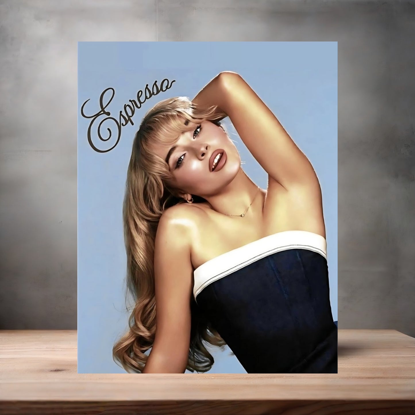 Sexy Sabrina Carpenter poster on aluminum print. Multiple sizes available. G