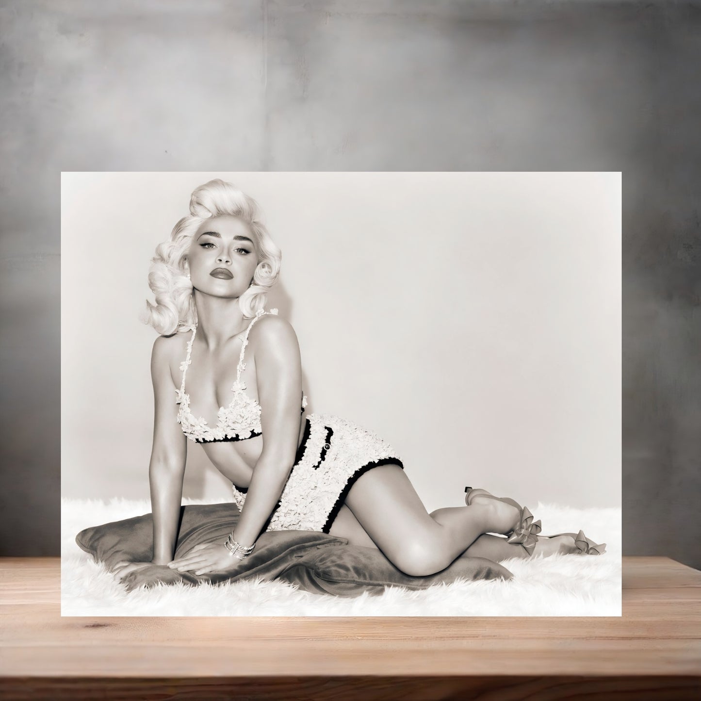 Sexy Sabrina Carpenter poster on aluminum print. Multiple sizes available. E