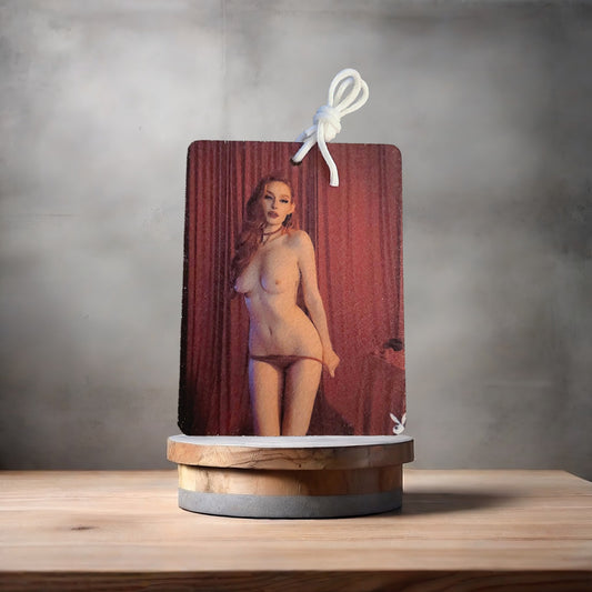 Sexy Nude Lacy Lennon car air freshener. Many scents to choose from. Adult Playboy