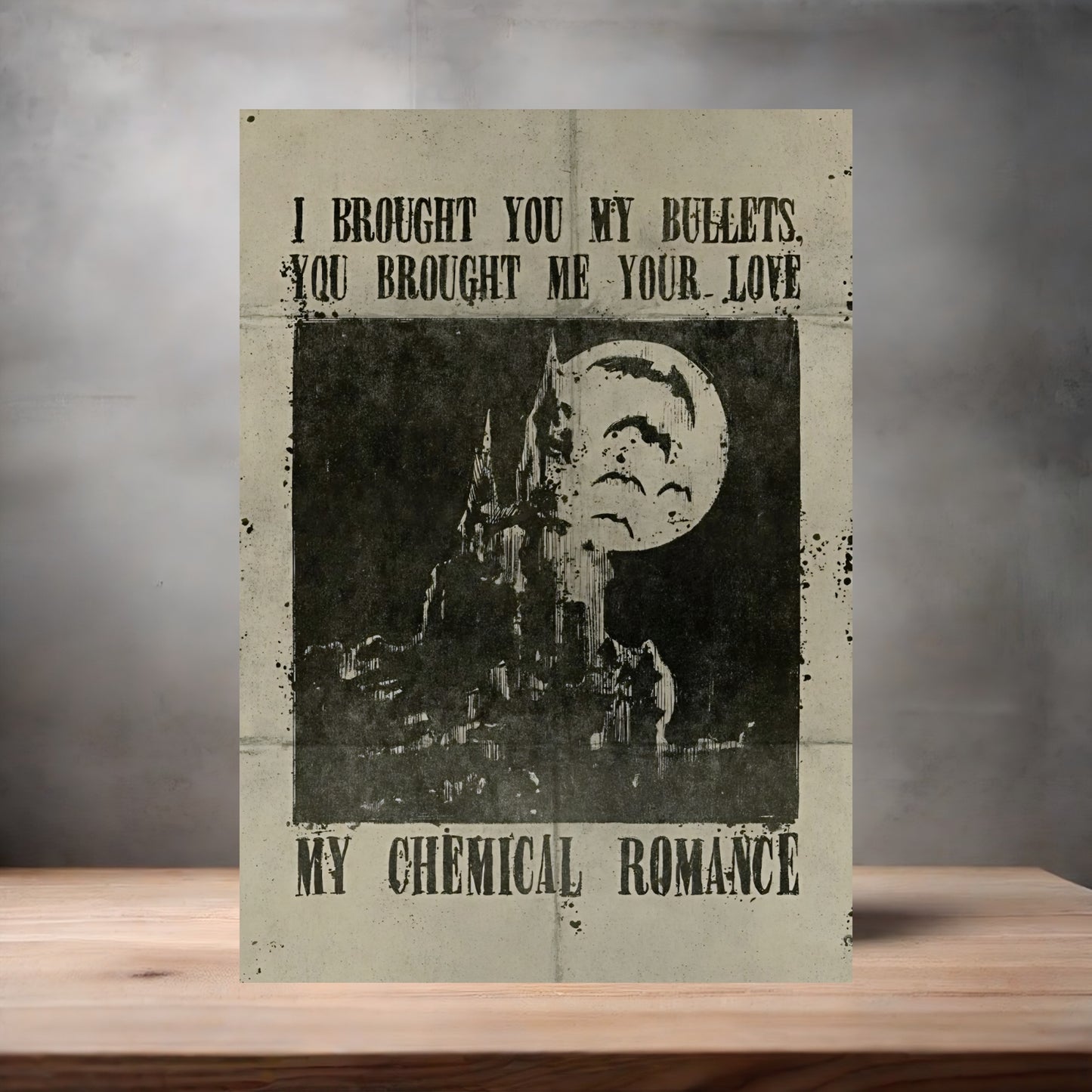 My Chemical Romance poster on aluminum print. Multiple sizes available. C