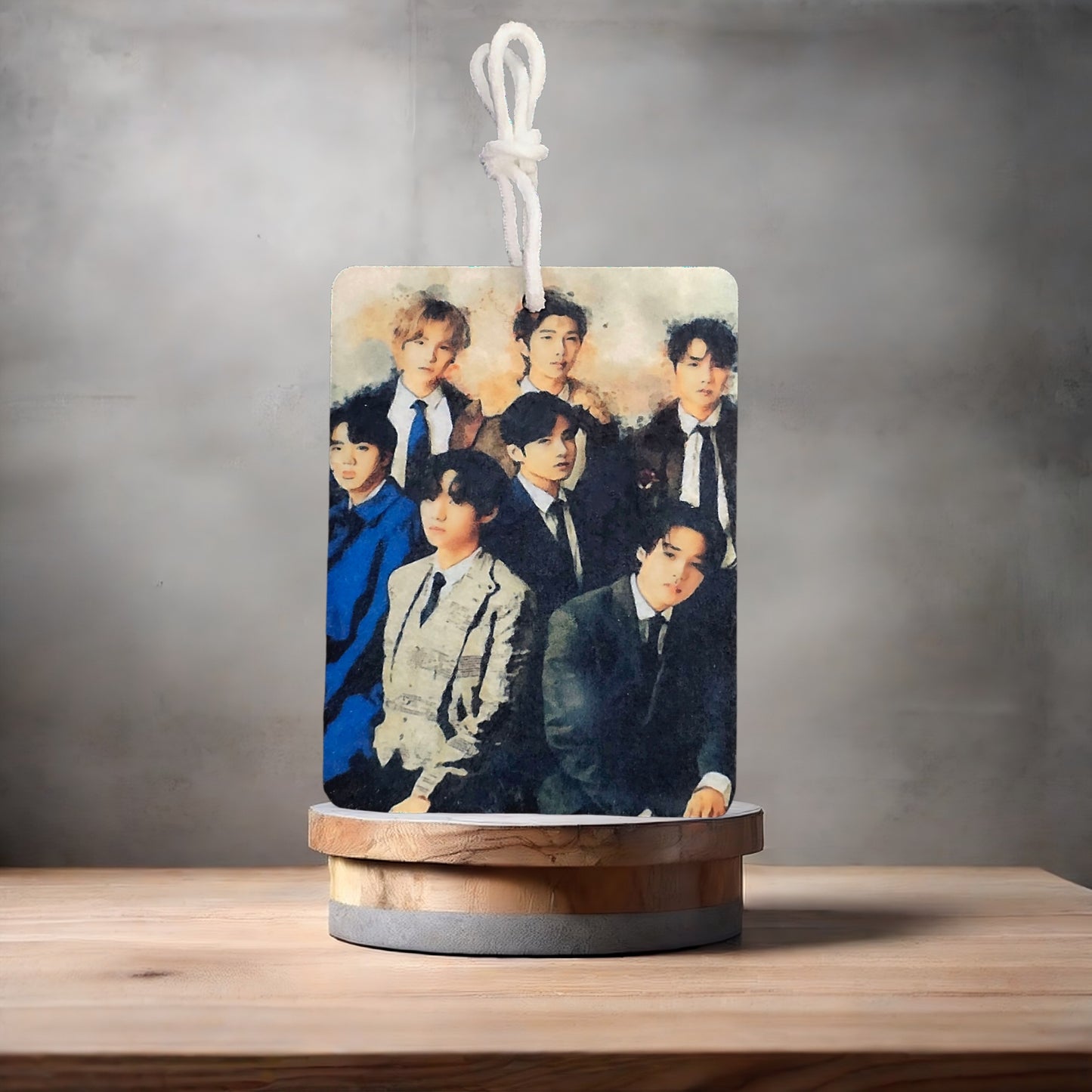 Kpop band BTS car air freshener. Many scents to choose from.