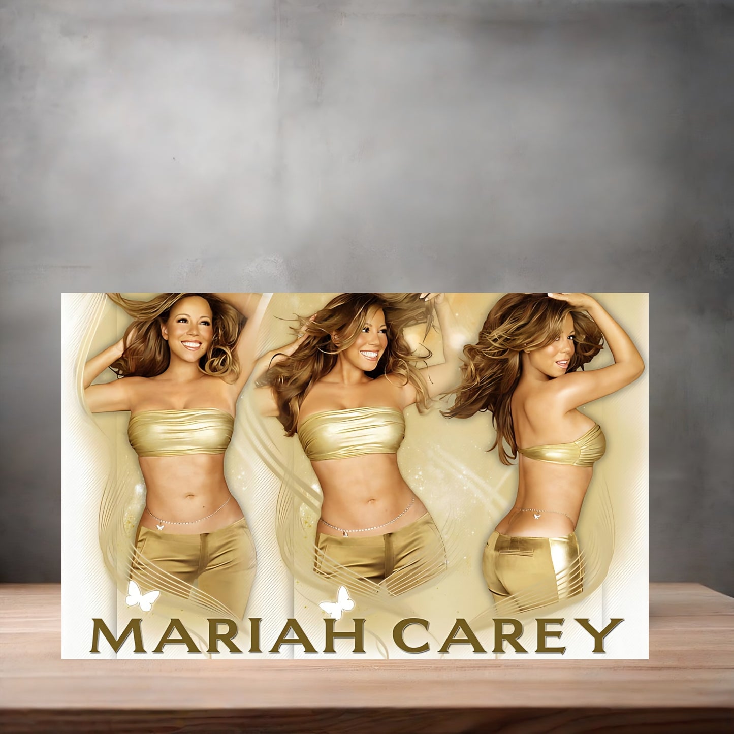 Sexy Mariah Carey poster on aluminum print. Multiple sizes available. B