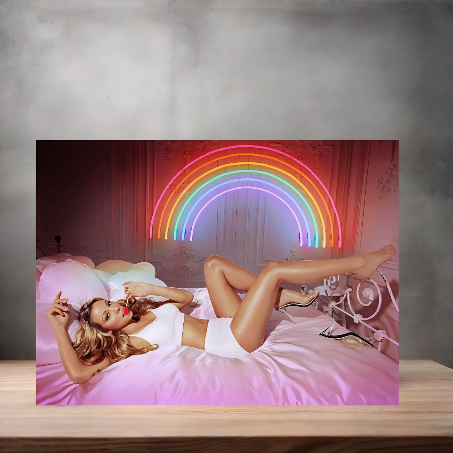 Sexy Mariah Carey poster on aluminum print. Multiple sizes available. F