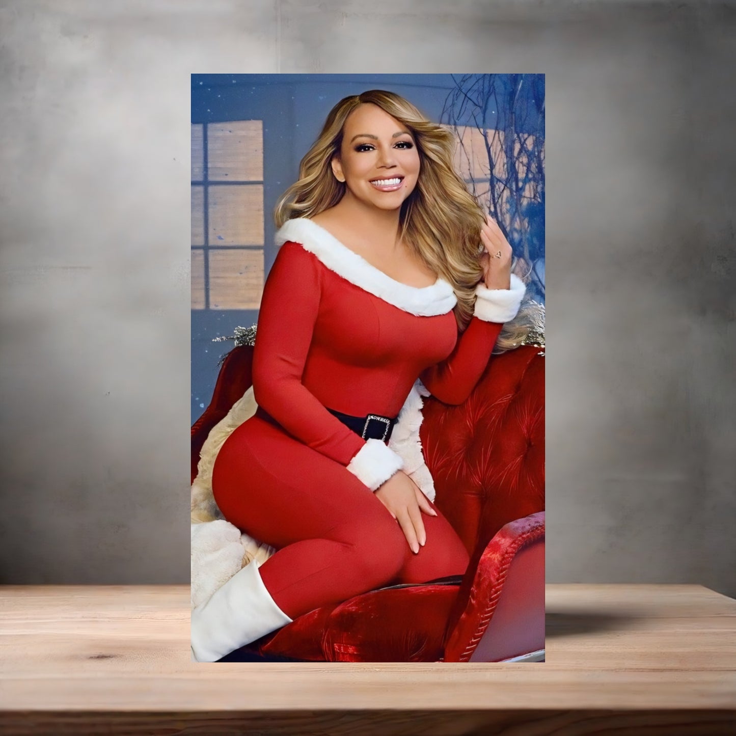Sexy Mariah Carey poster on aluminum print. Multiple sizes available. O