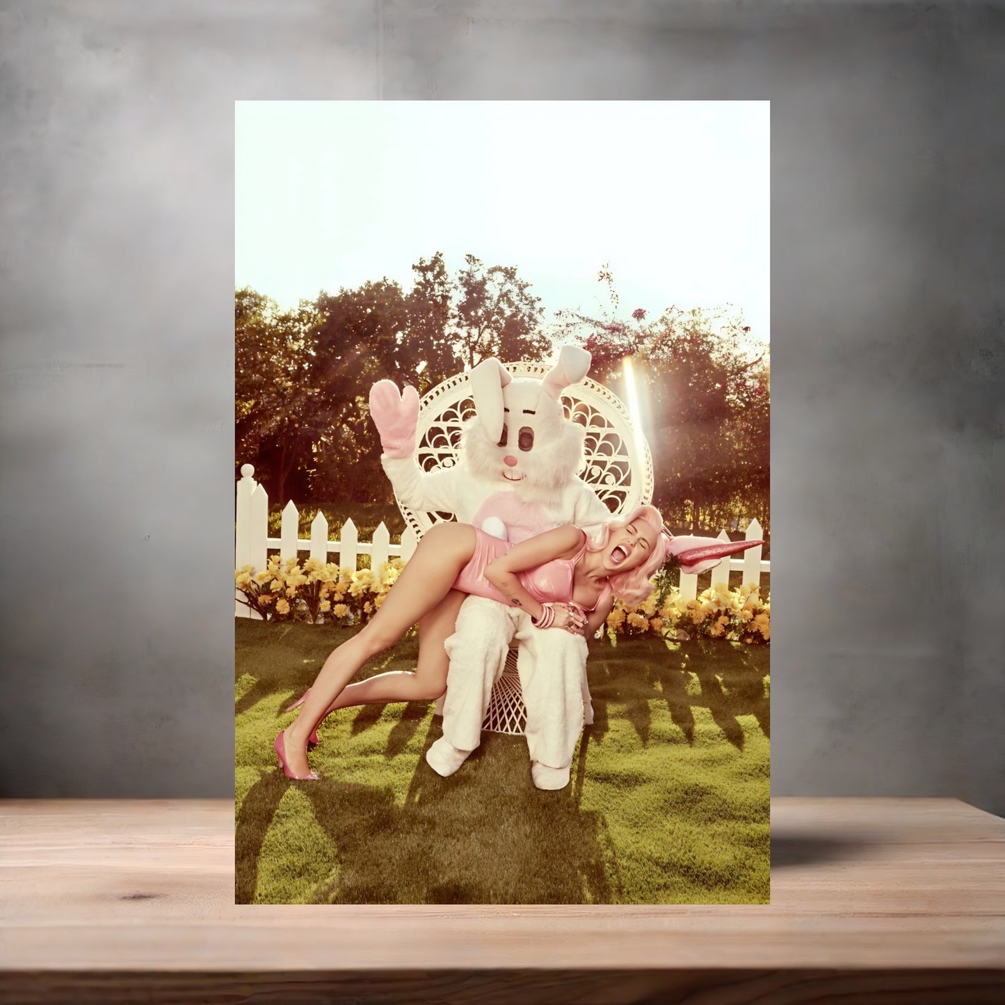 Sexy Miley Cyrus poster on aluminum print. Multiple sizes available. B