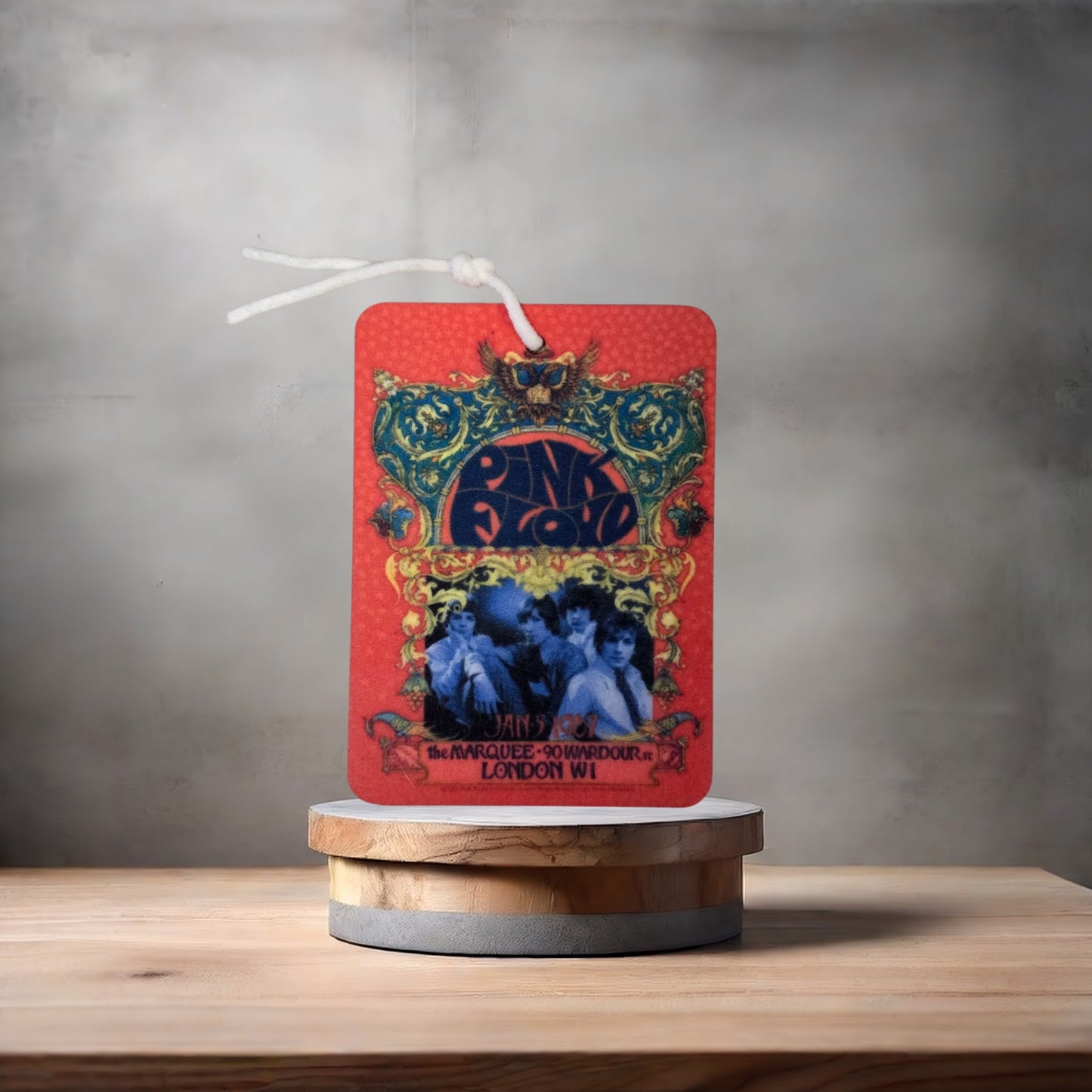 Pink Floyd car air freshener. Many scents to choose from. Concert Poster